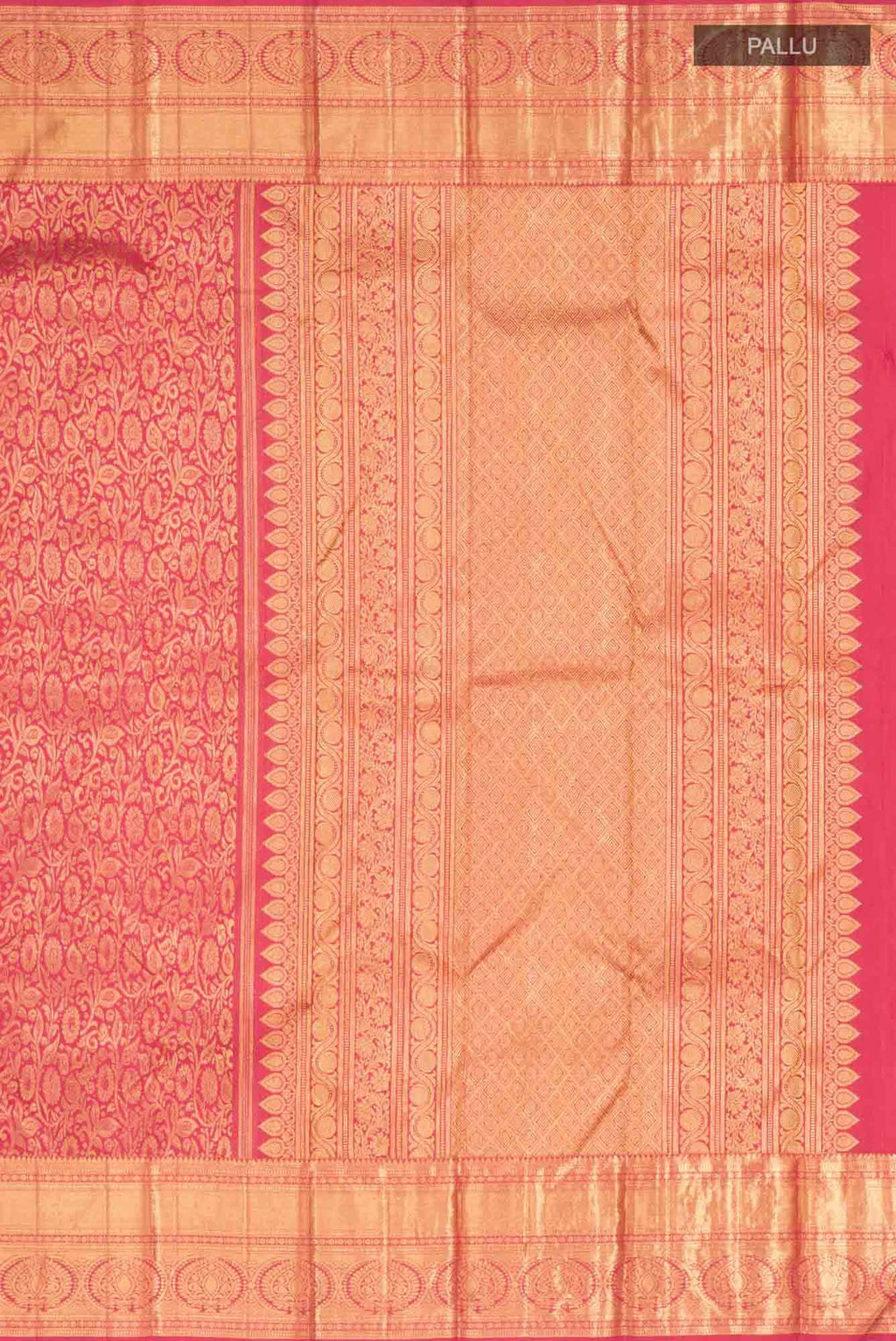 Maroon Kanchipuram Silk Saree