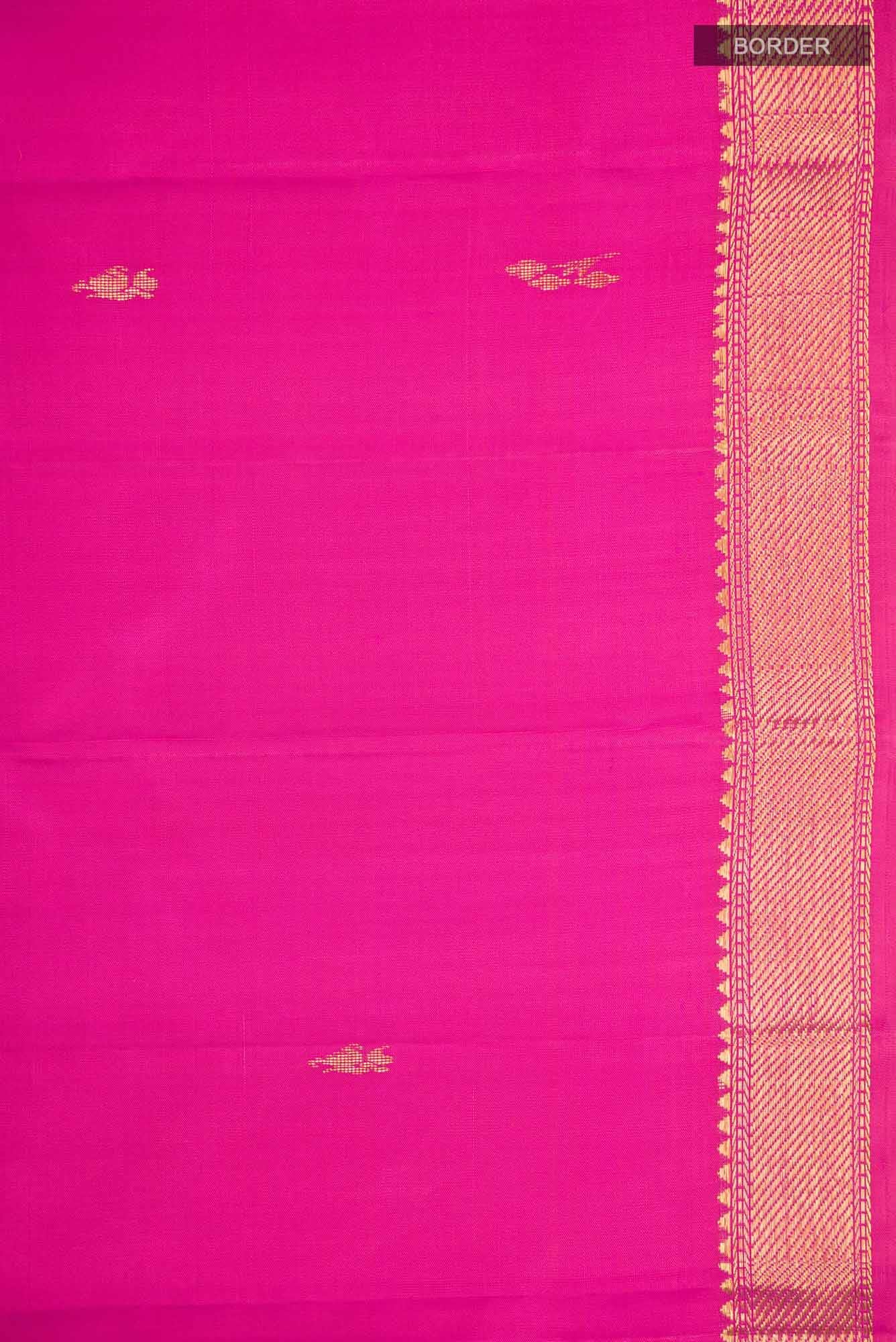 Pink Kanchipuram Silk Saree