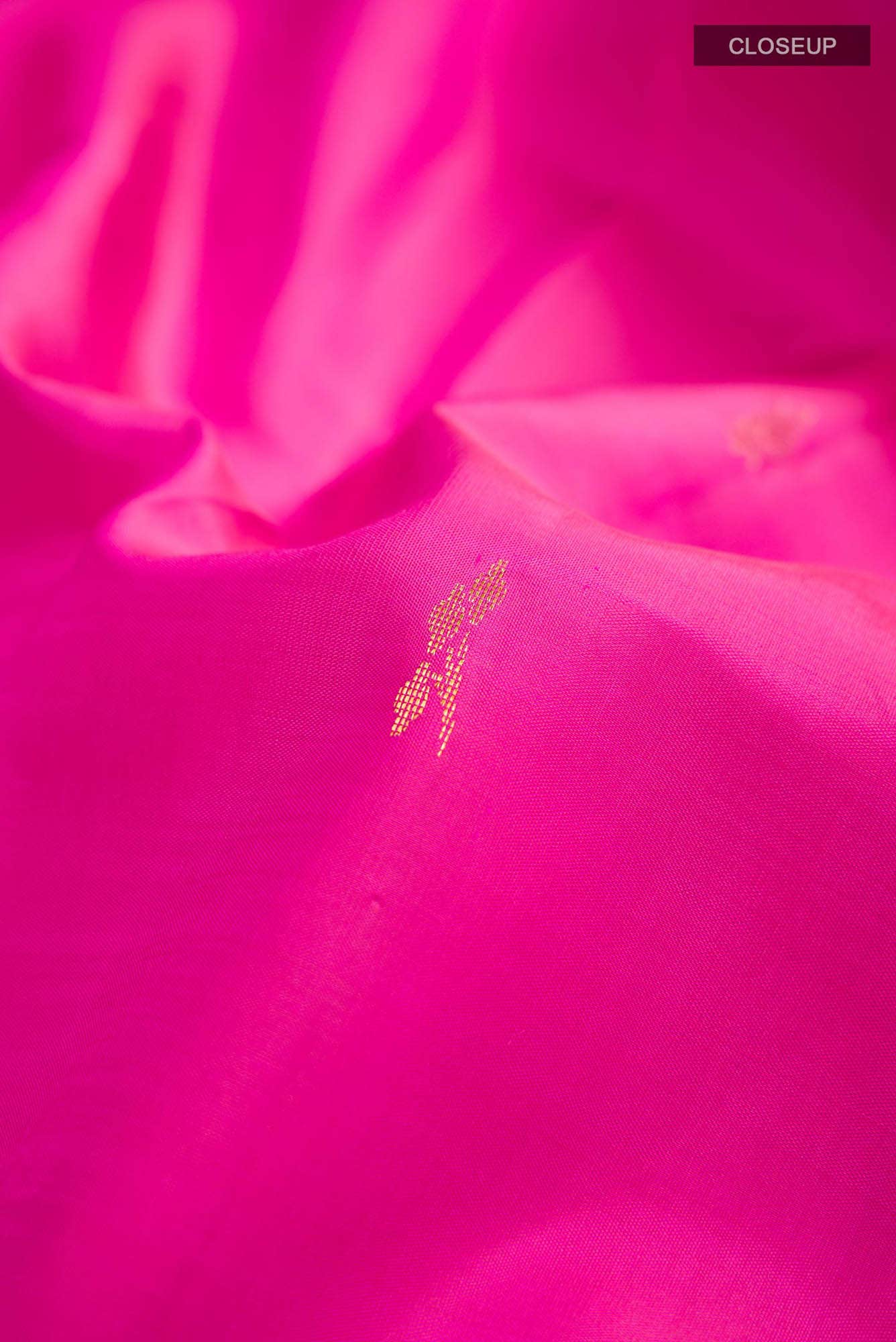 Pink Kanchipuram Silk Saree