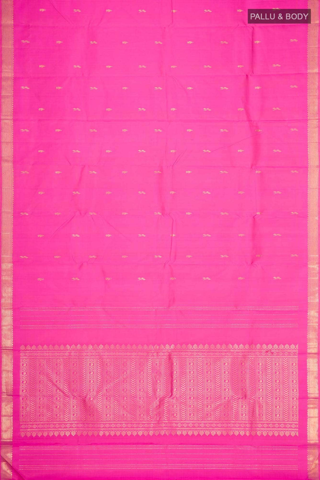 Pink Kanchipuram Silk Saree