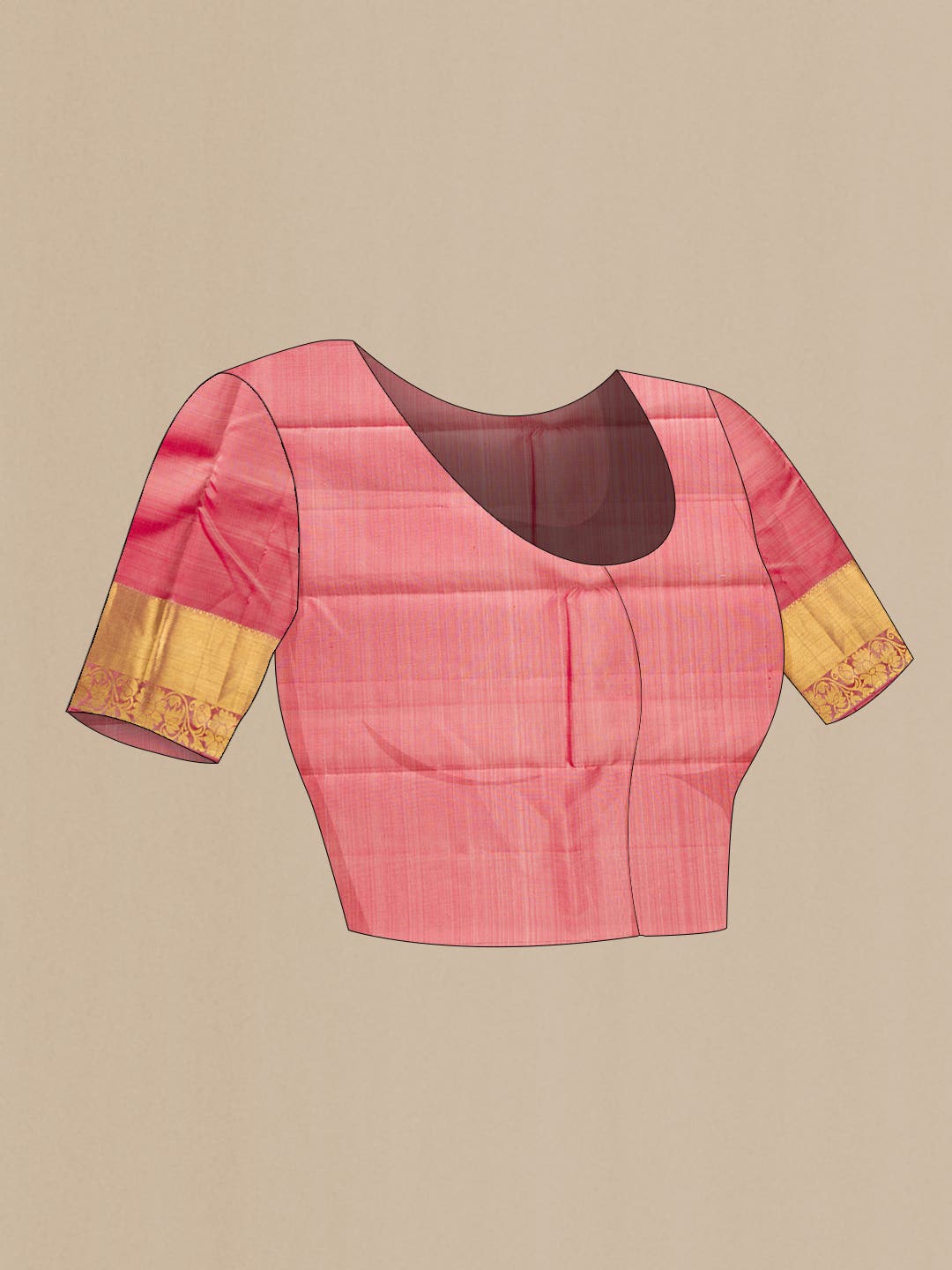 Grey Dual Tone Kanchipuram Silk Saree