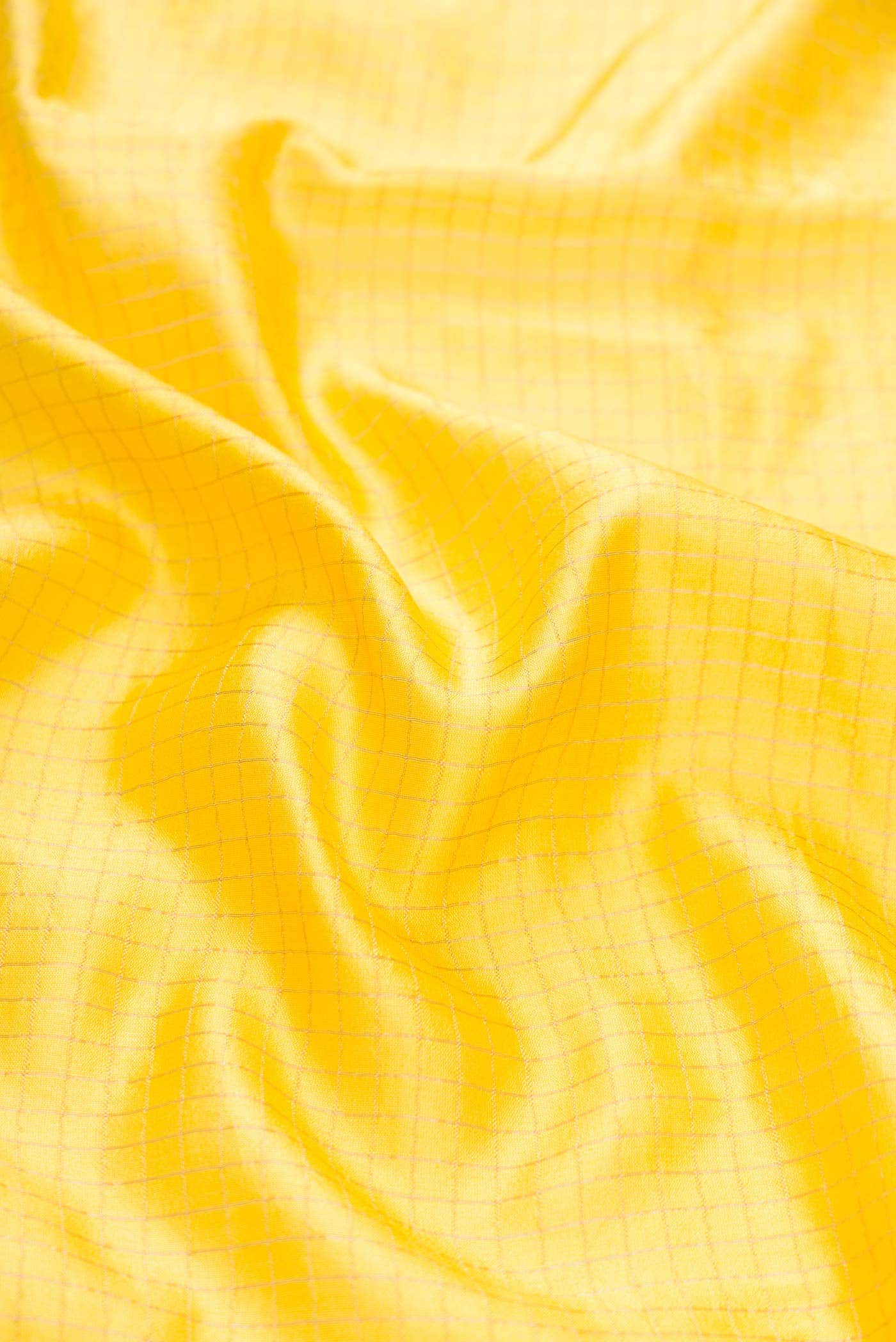 Yellow Tussar Silk Saree