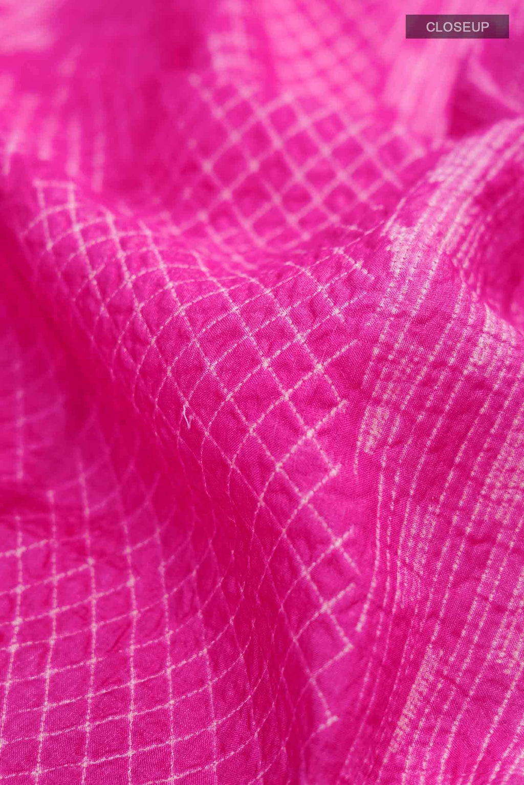 Pink Tussar Silk Saree