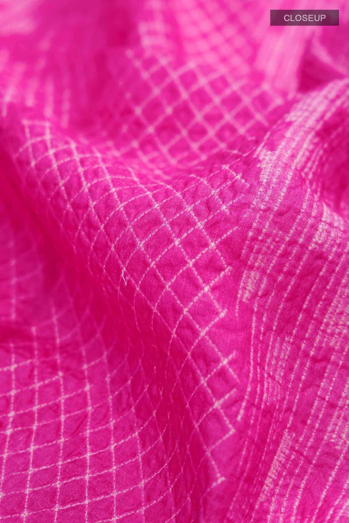 Pink Tussar Silk Saree
