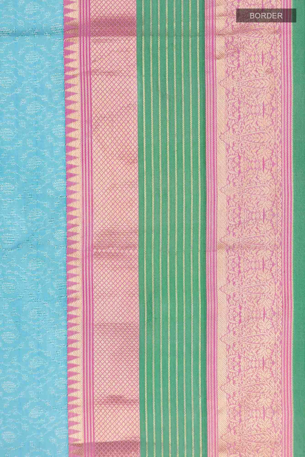 Blue Kanchipuram Silk Saree
