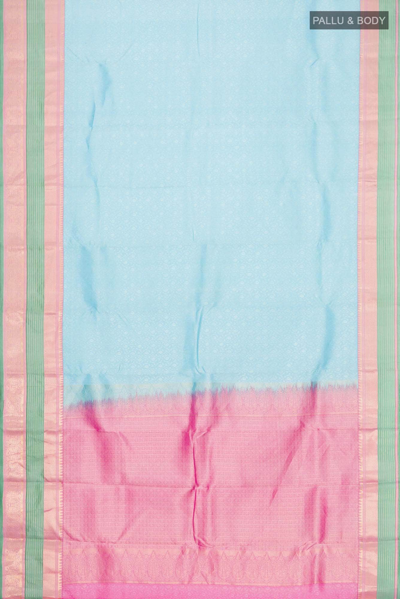 Blue Kanchipuram Silk Saree