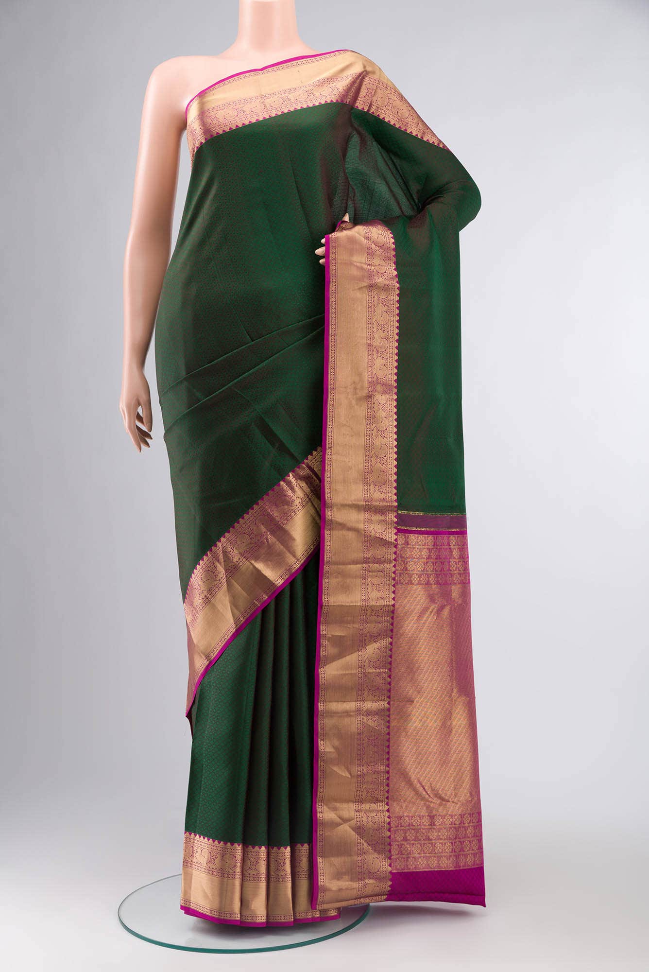 Green Kanchipuram Silk Saree