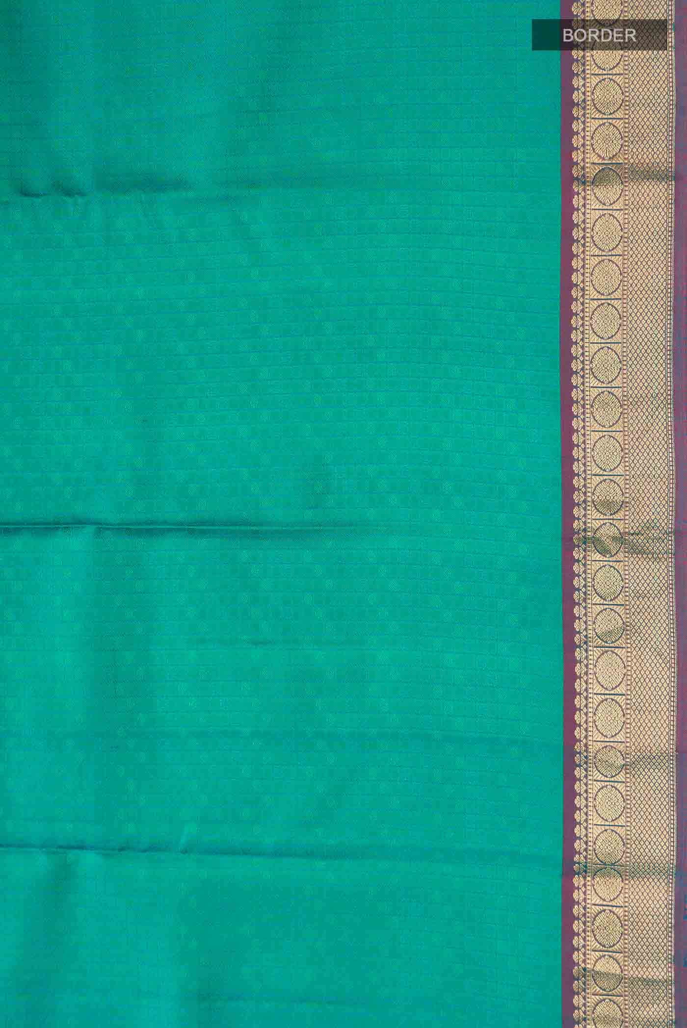 Blue Kanchipuram Silk Saree