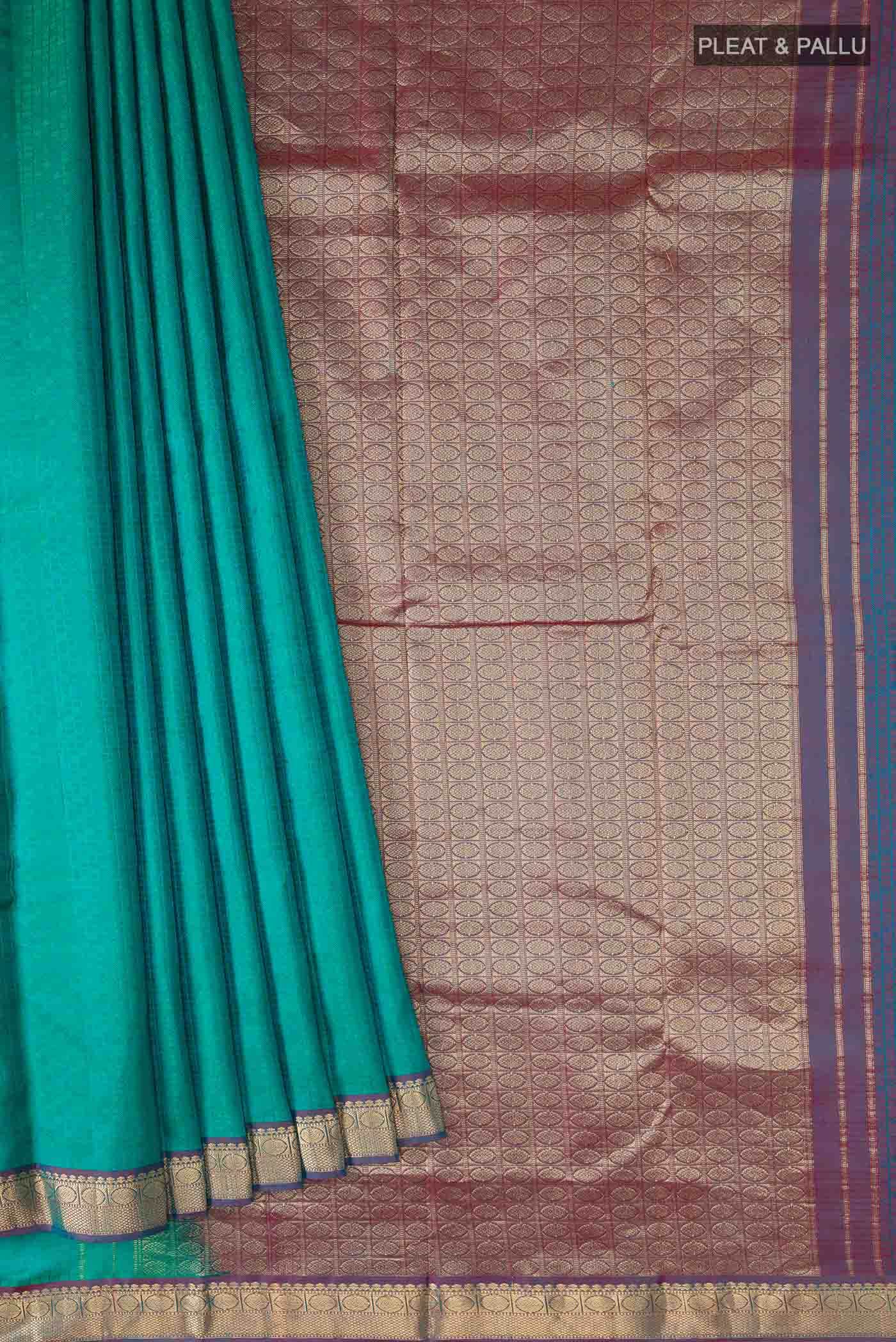 Blue Kanchipuram Silk Saree