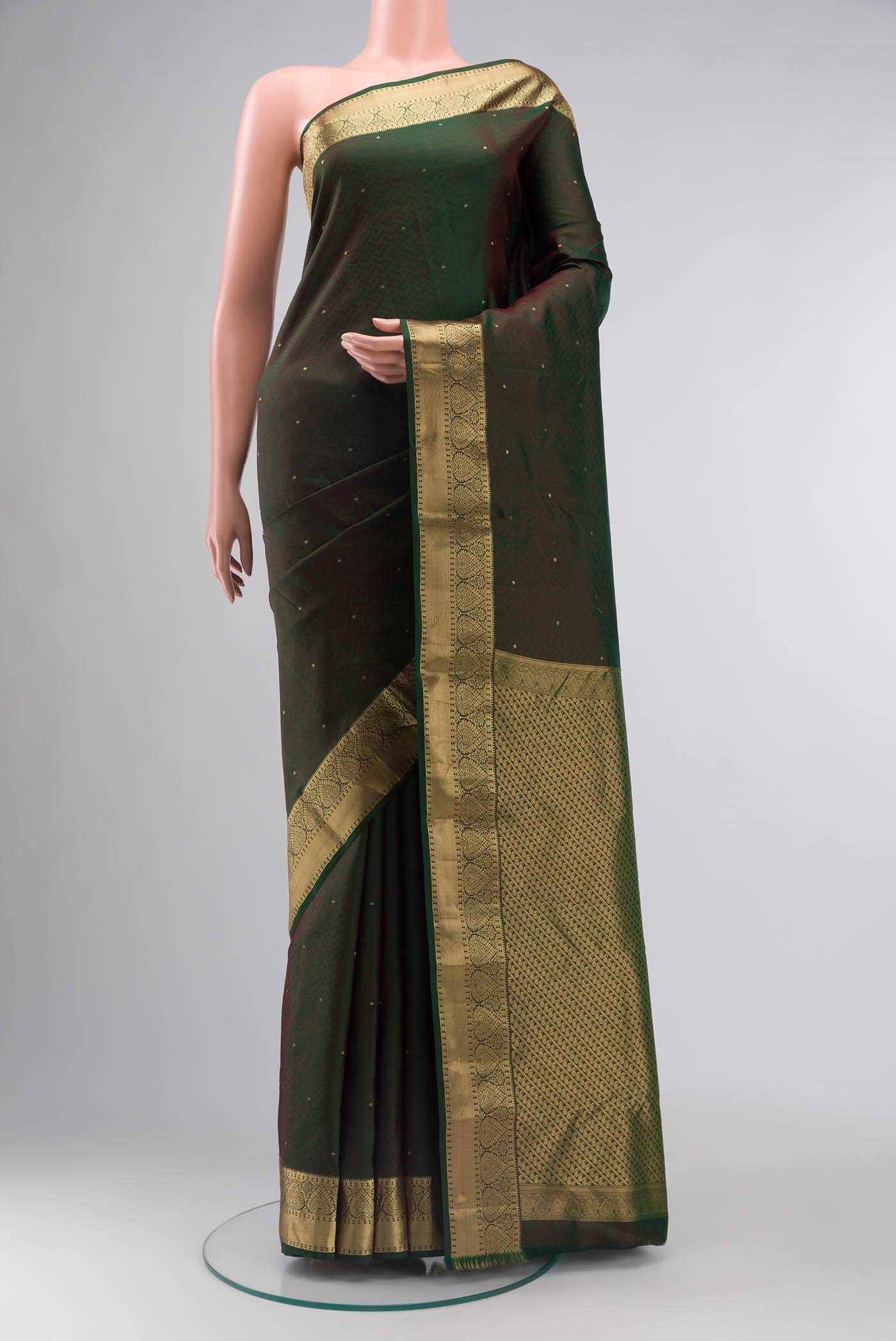 Green Kanchipuram Silk Saree