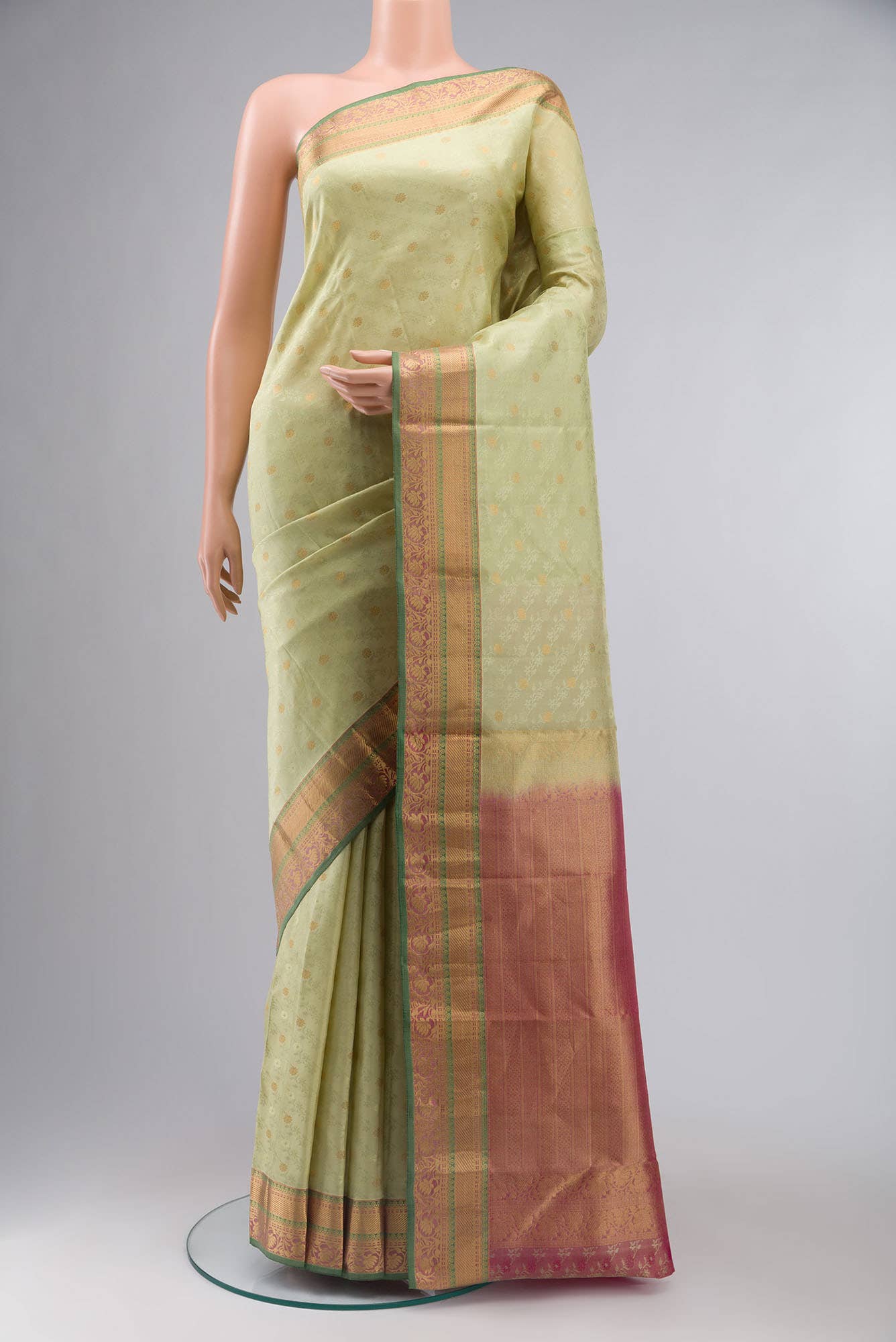Green Kanchipuram Silk Saree