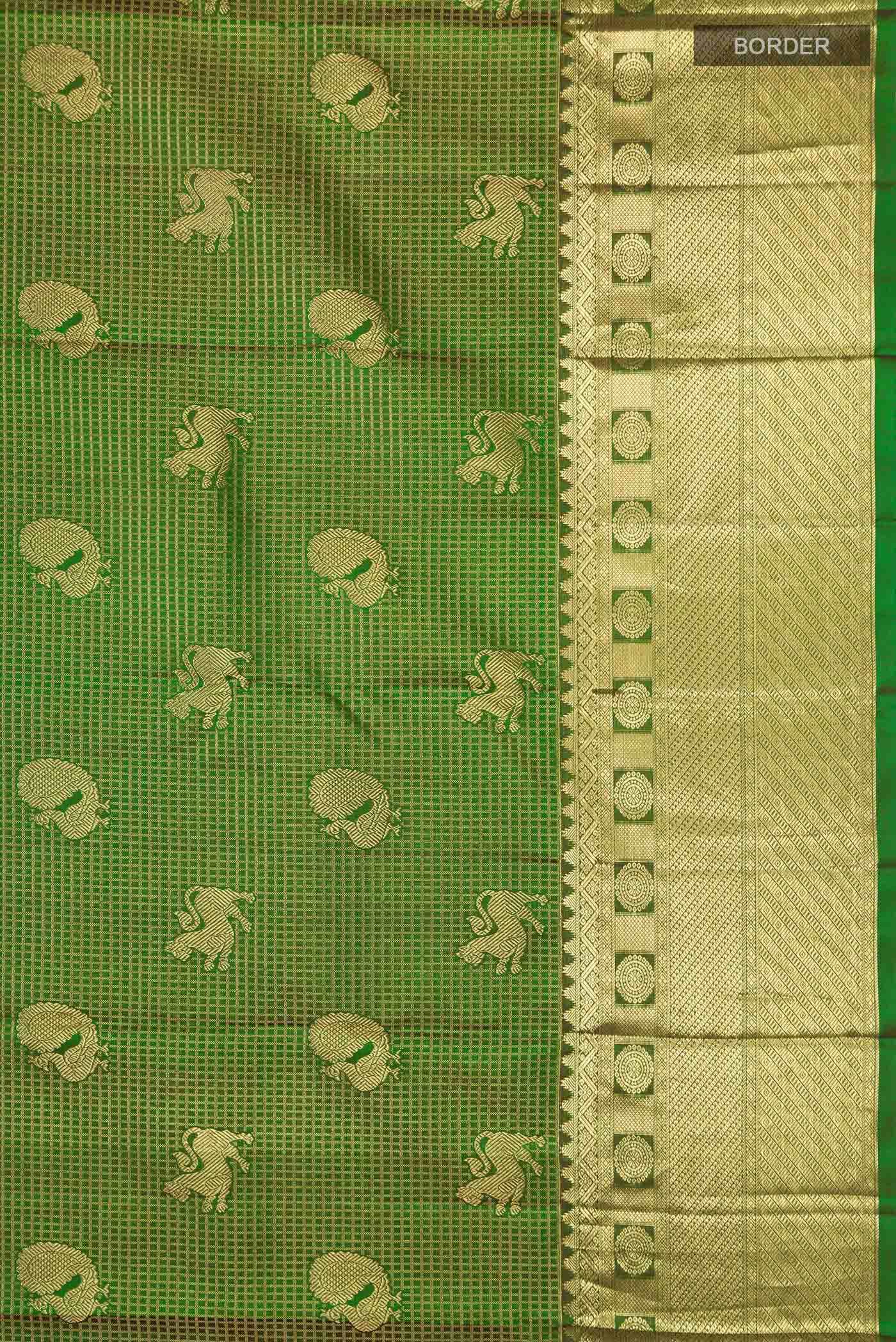Green Kanchipuram Silk Saree
