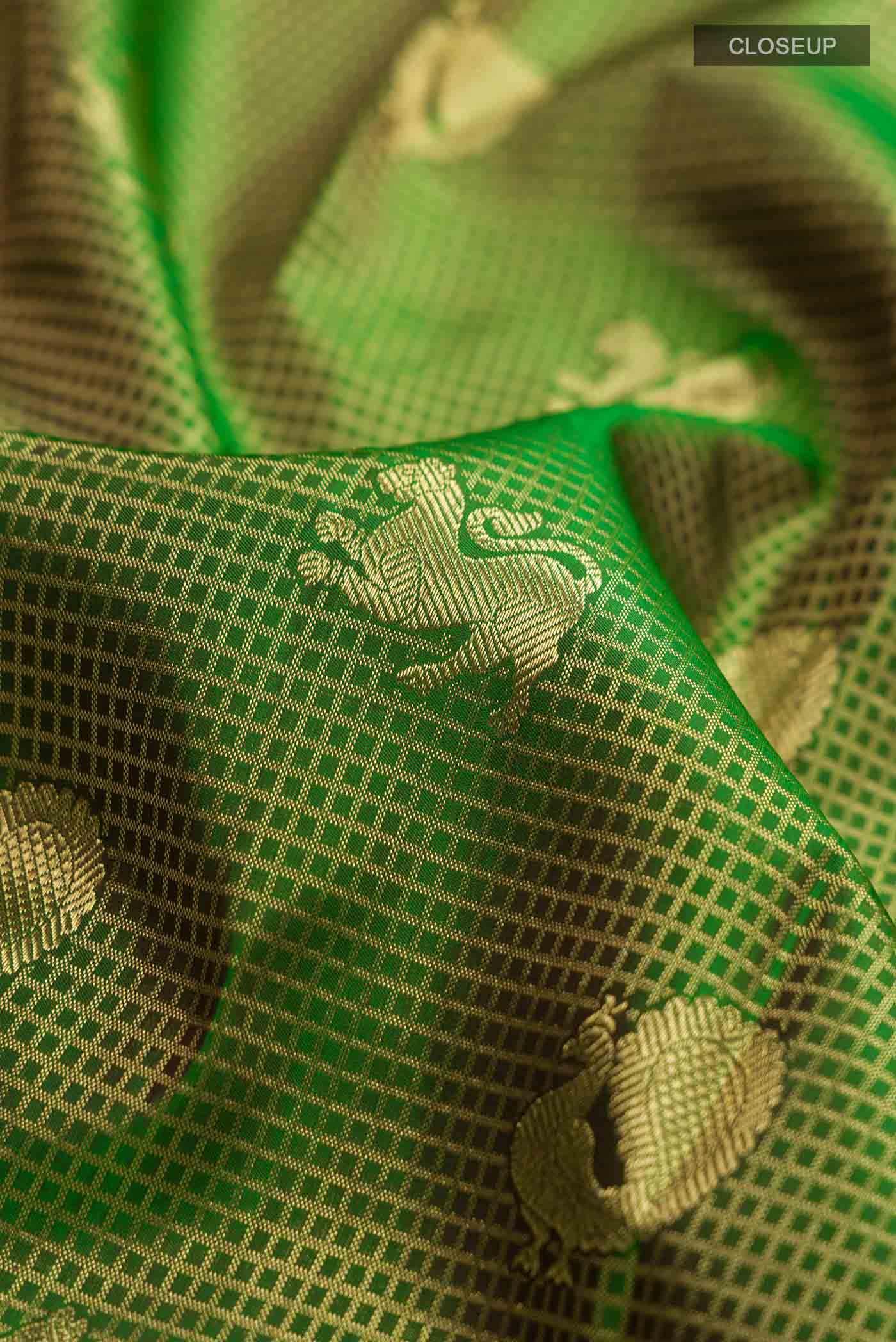Green Kanchipuram Silk Saree