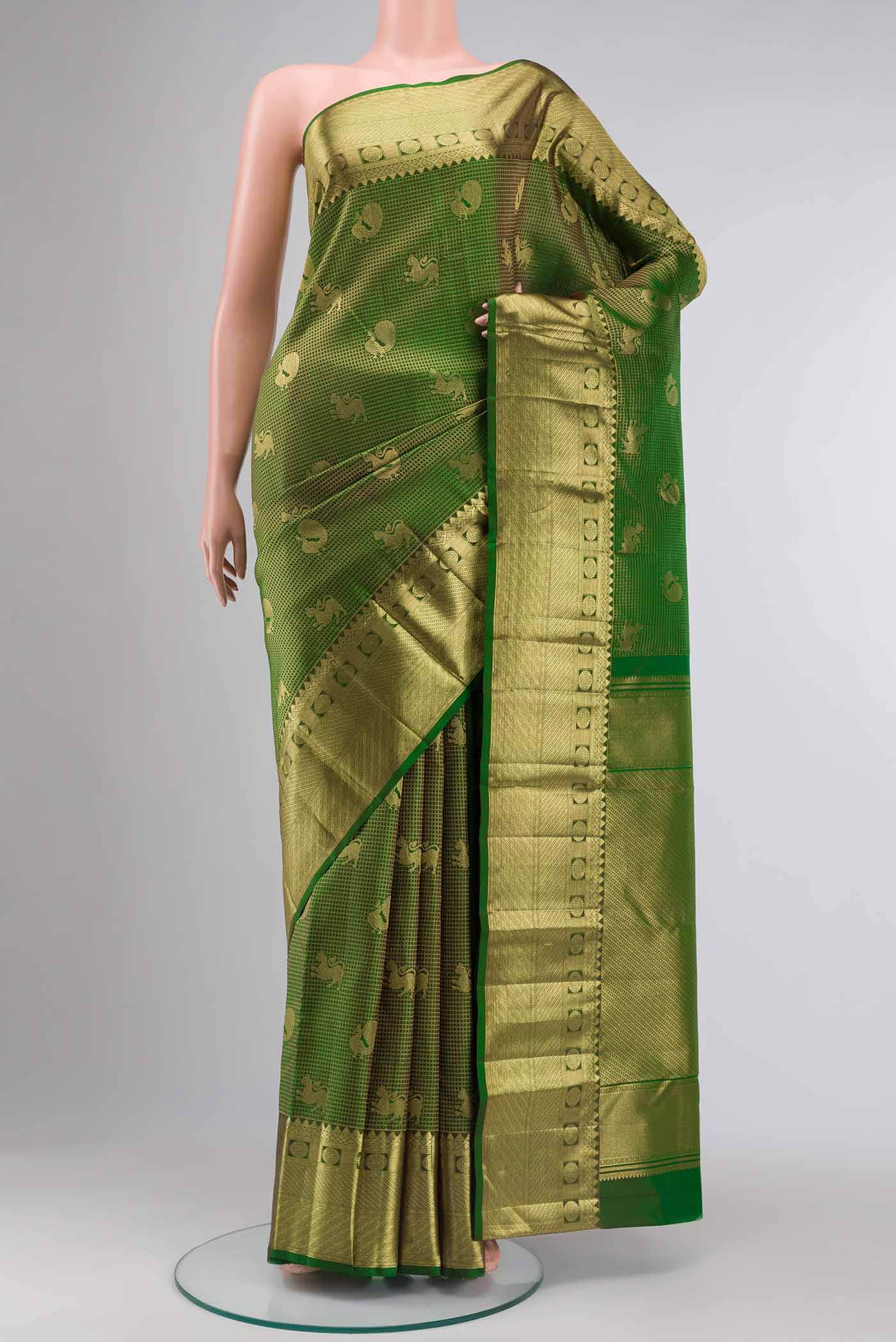 Green Kanchipuram Silk Saree