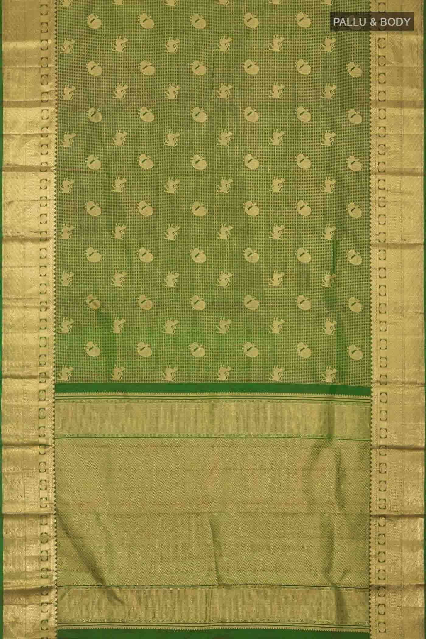 Green Kanchipuram Silk Saree