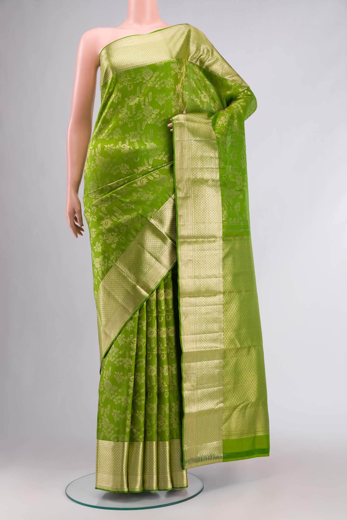 Green Kanchipuram Silk Saree
