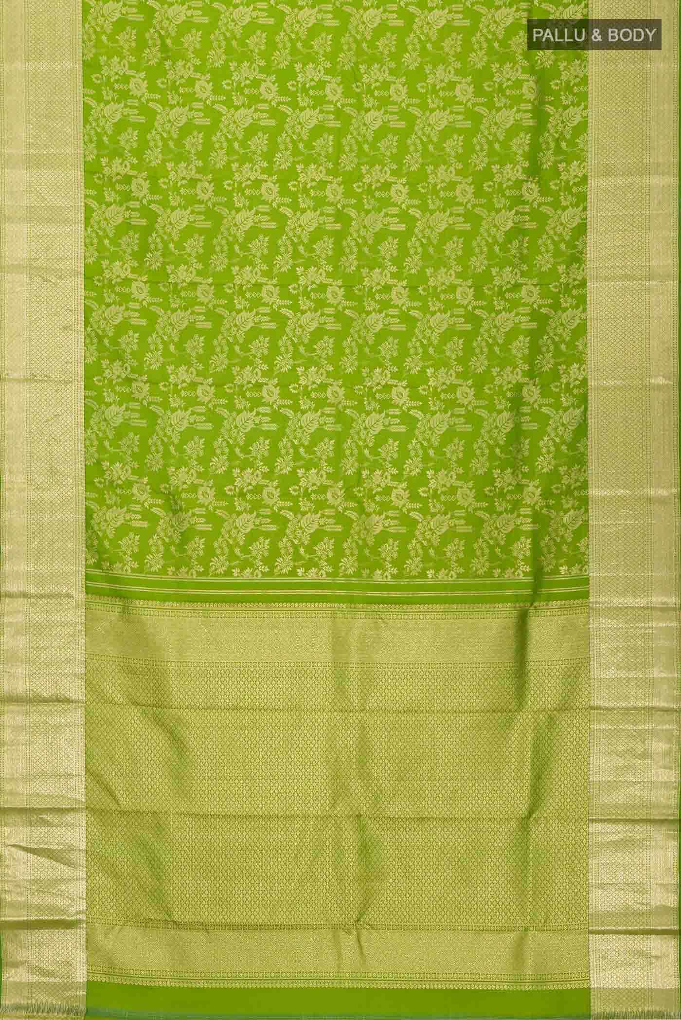 Green Kanchipuram Silk Saree