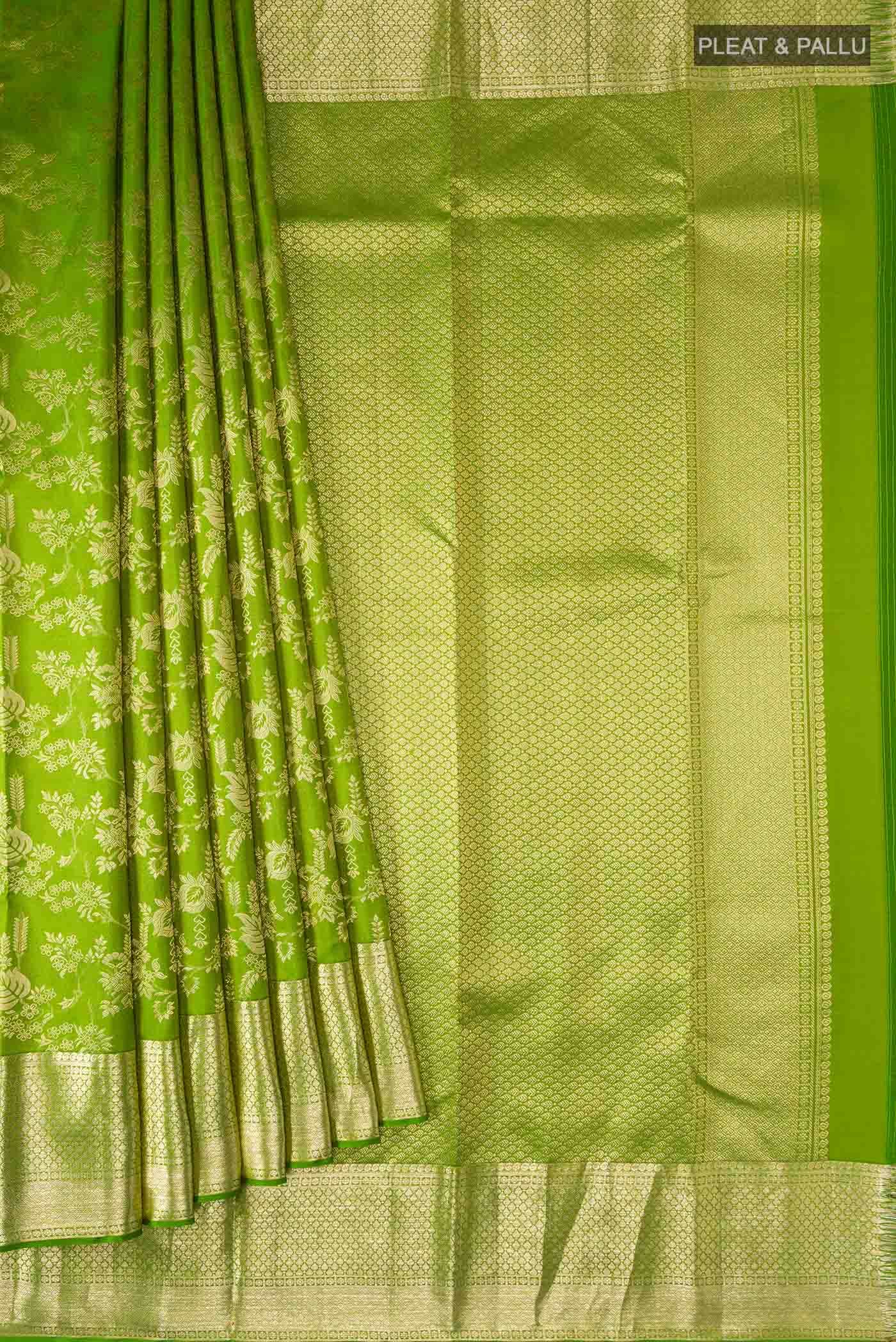 Green Kanchipuram Silk Saree