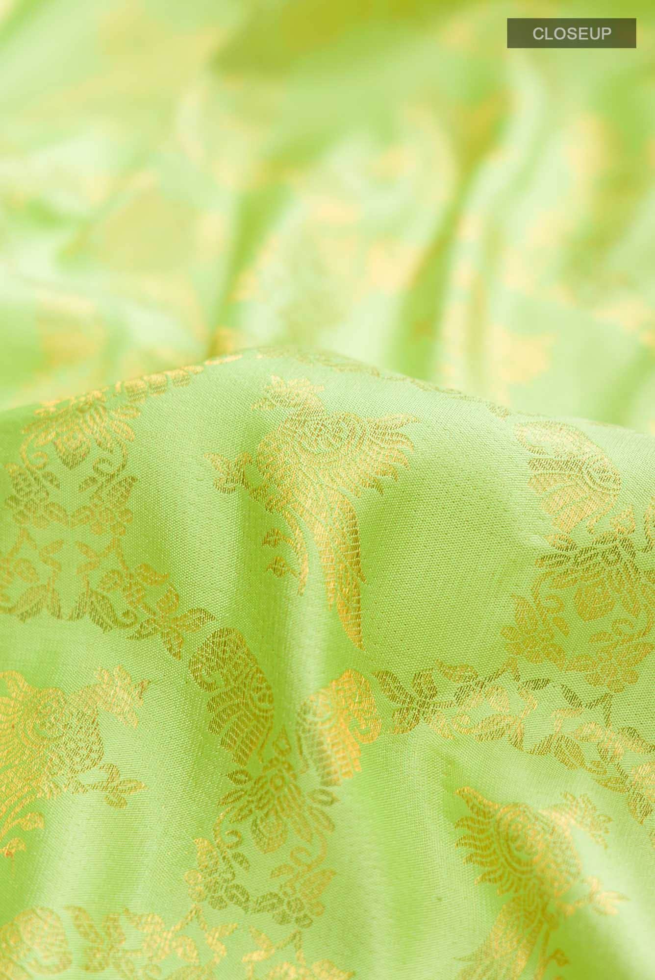 Green Kanchipuram Silk Saree