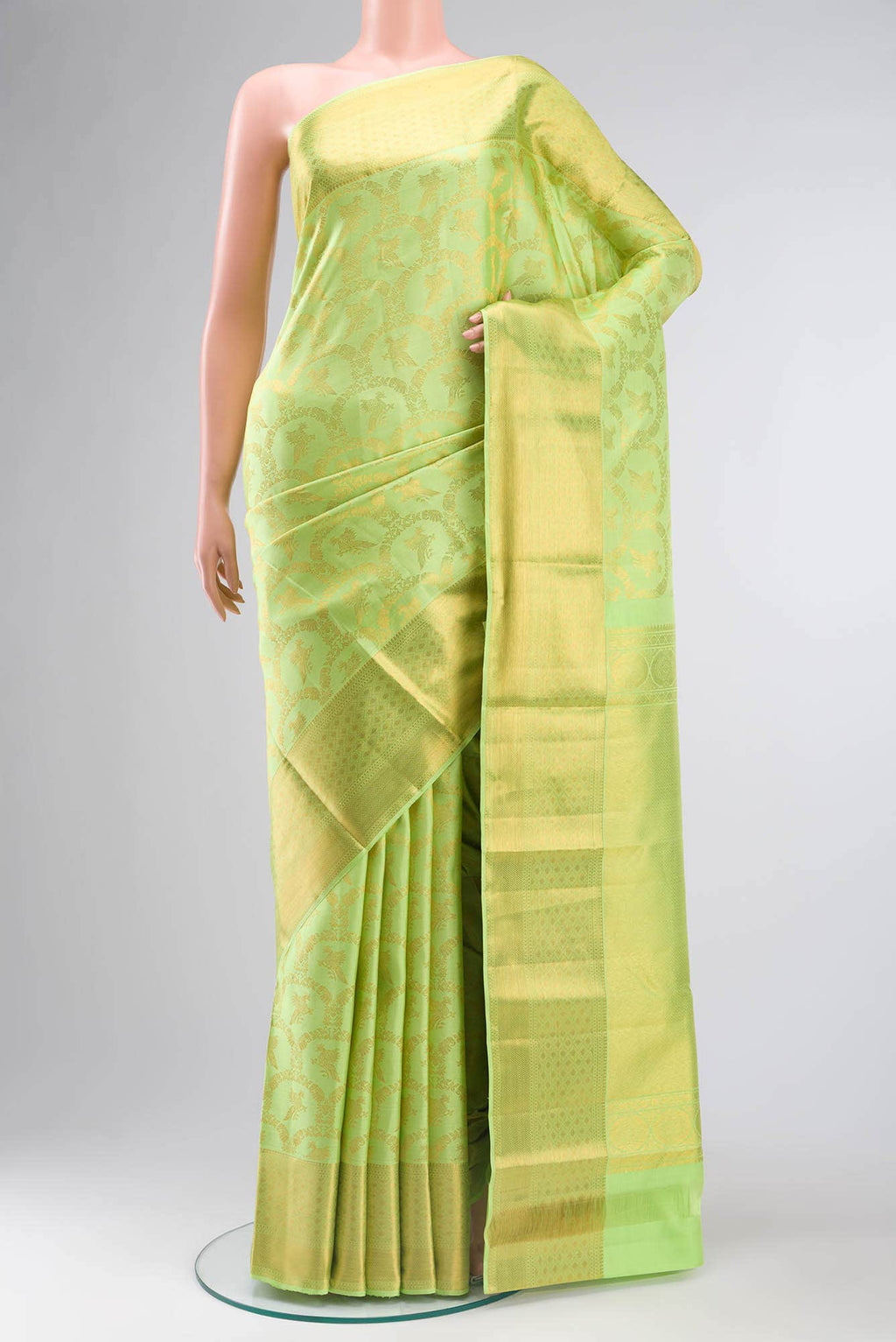 Green Kanchipuram Silk Saree
