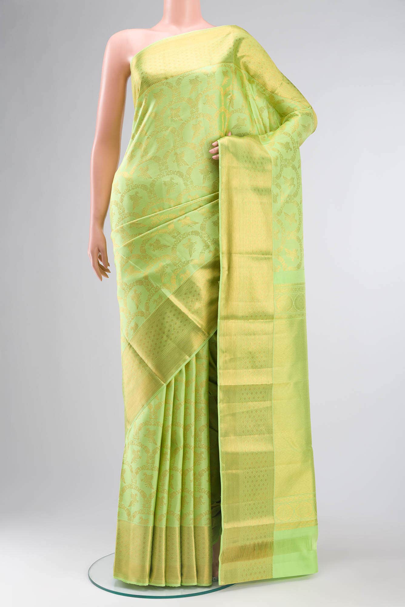 Green Kanchipuram Silk Saree
