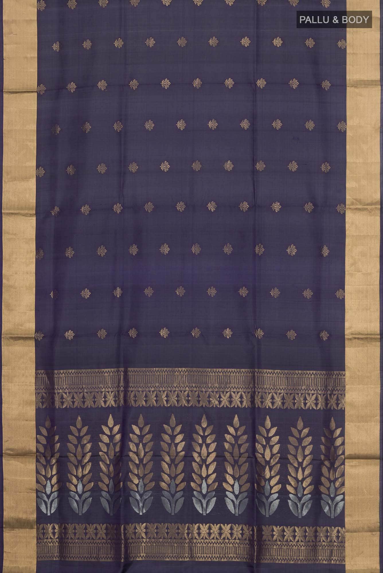 Navy Blue Soft Silk Saree