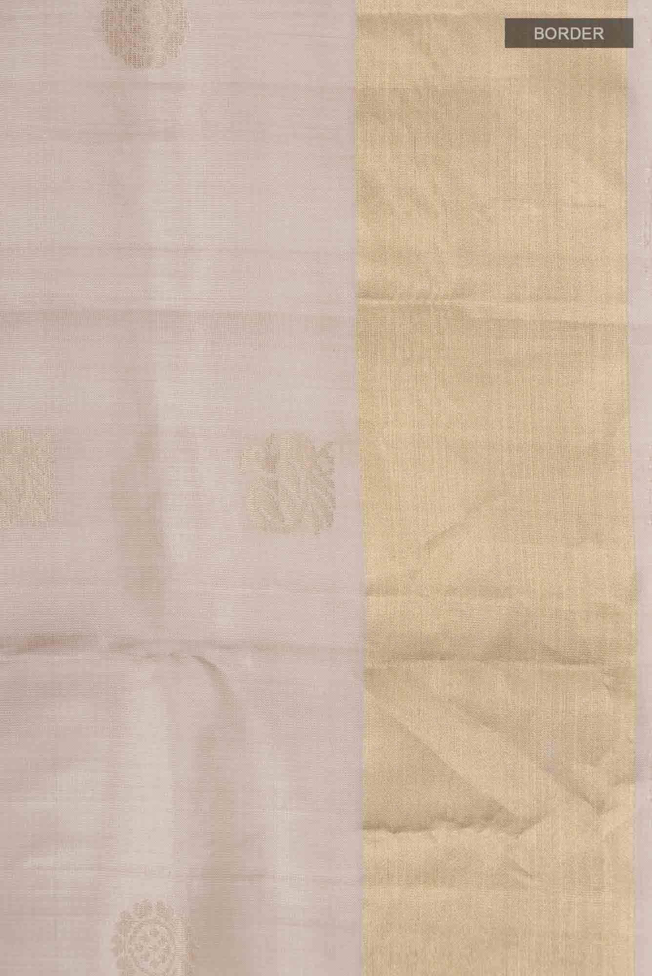 Beige Soft Silk Saree