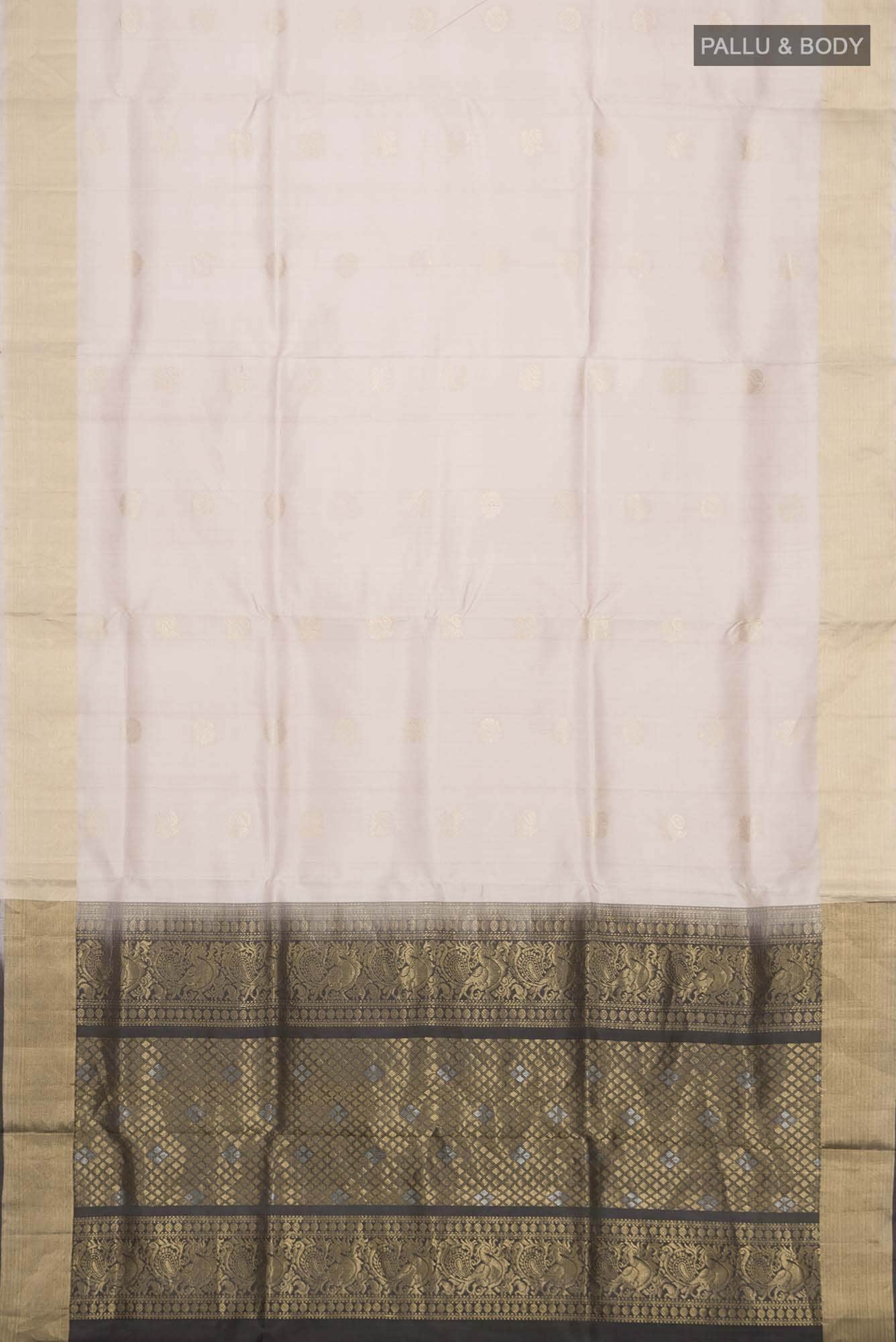 Beige Soft Silk Saree