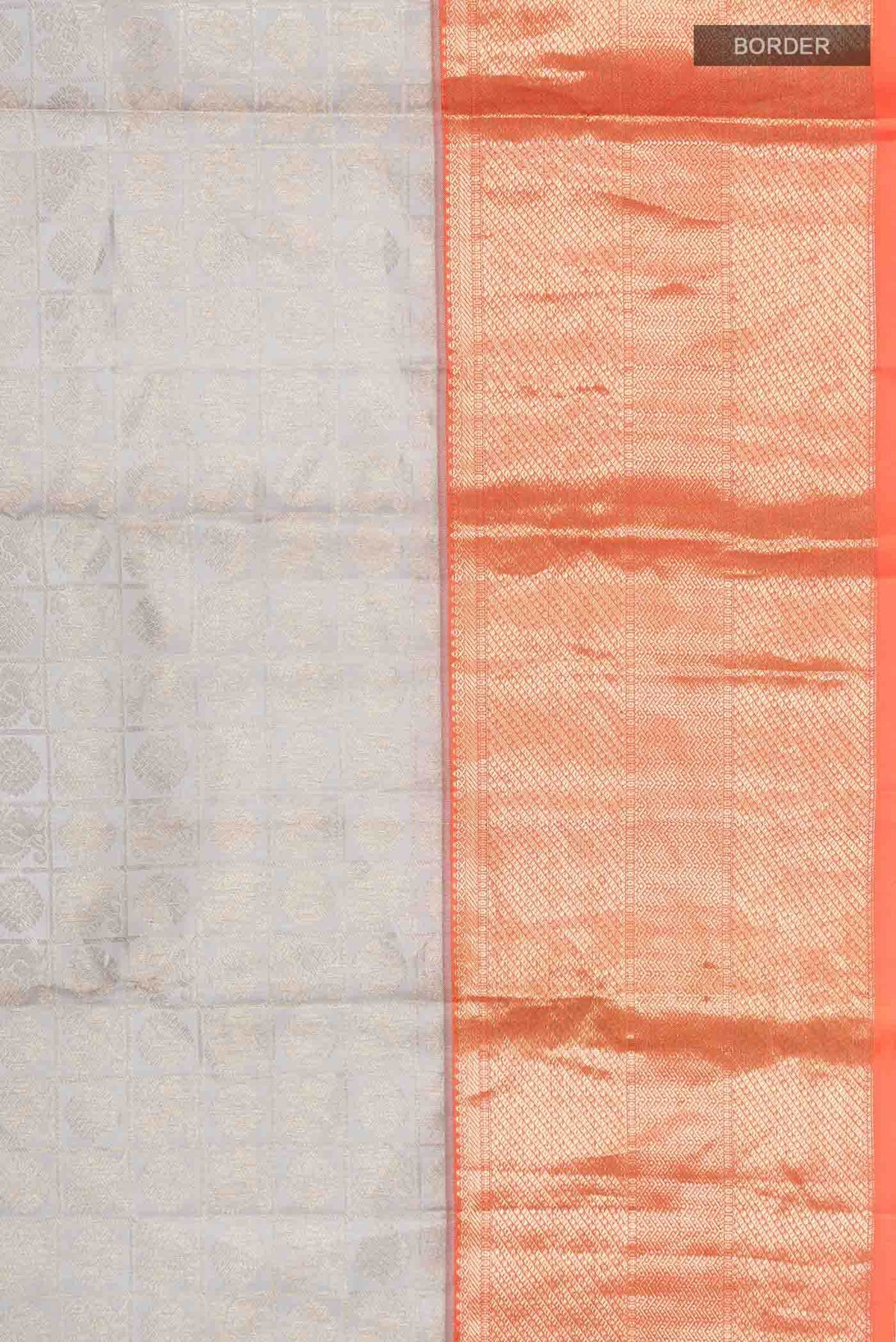 Grey Kanchipuram Silk Saree