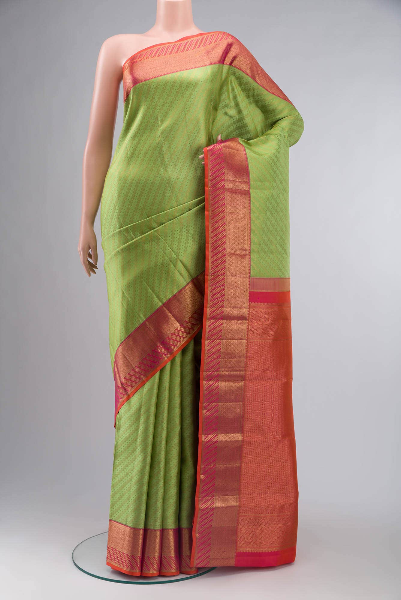 Green Kanchipuram Silk Saree