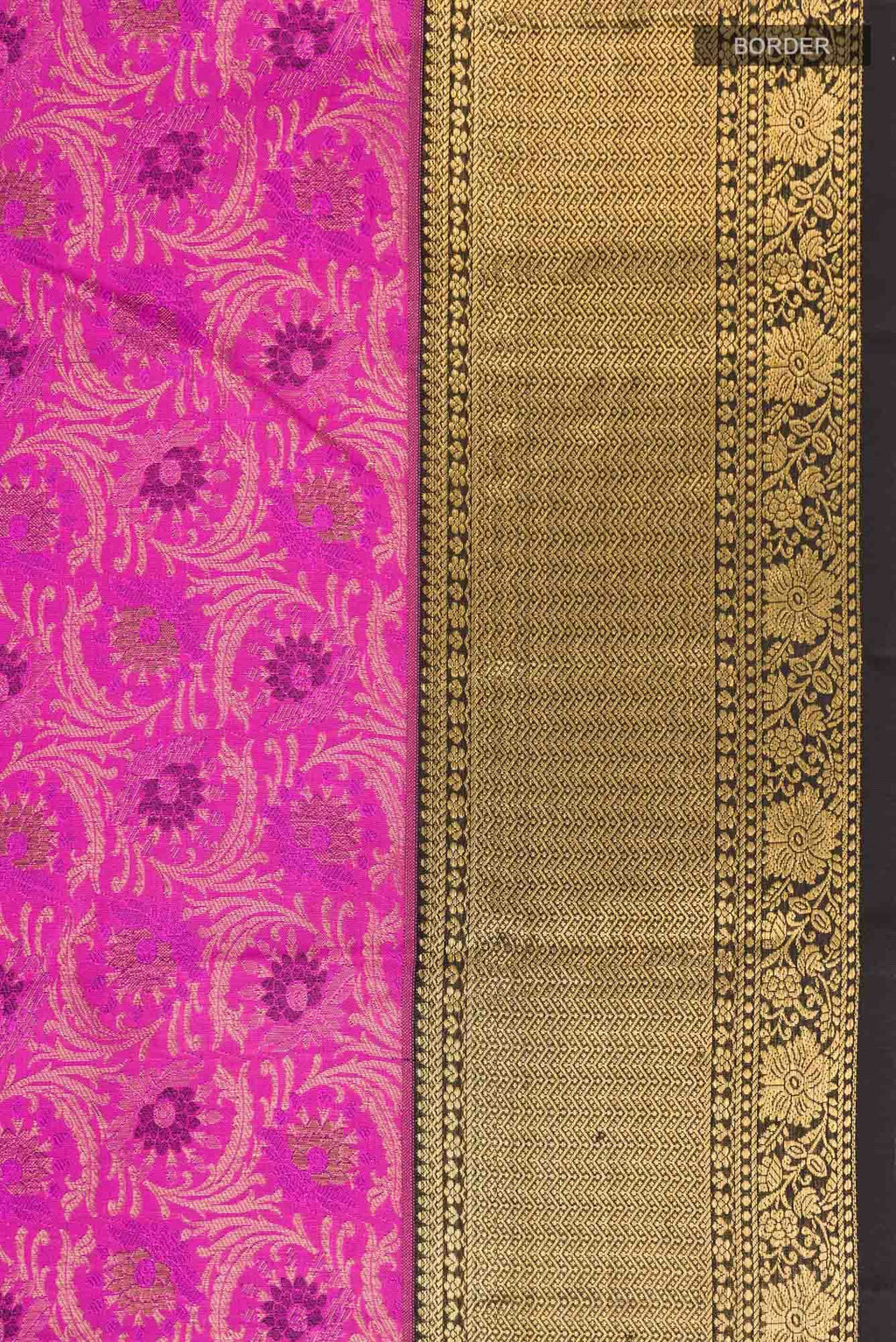 Rani Pink Kanchipuram Silk Saree