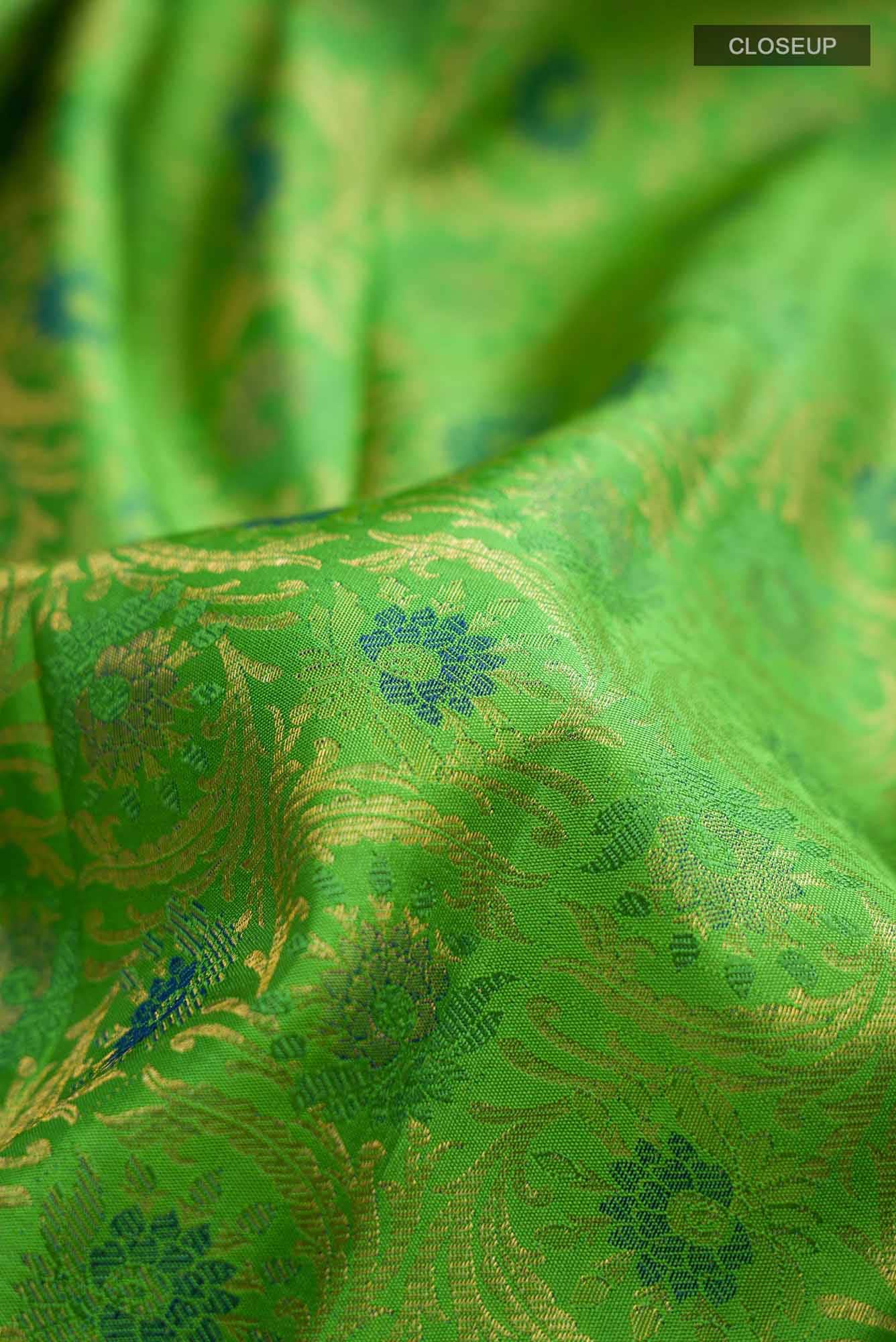 Green Kanchipuram Silk Saree