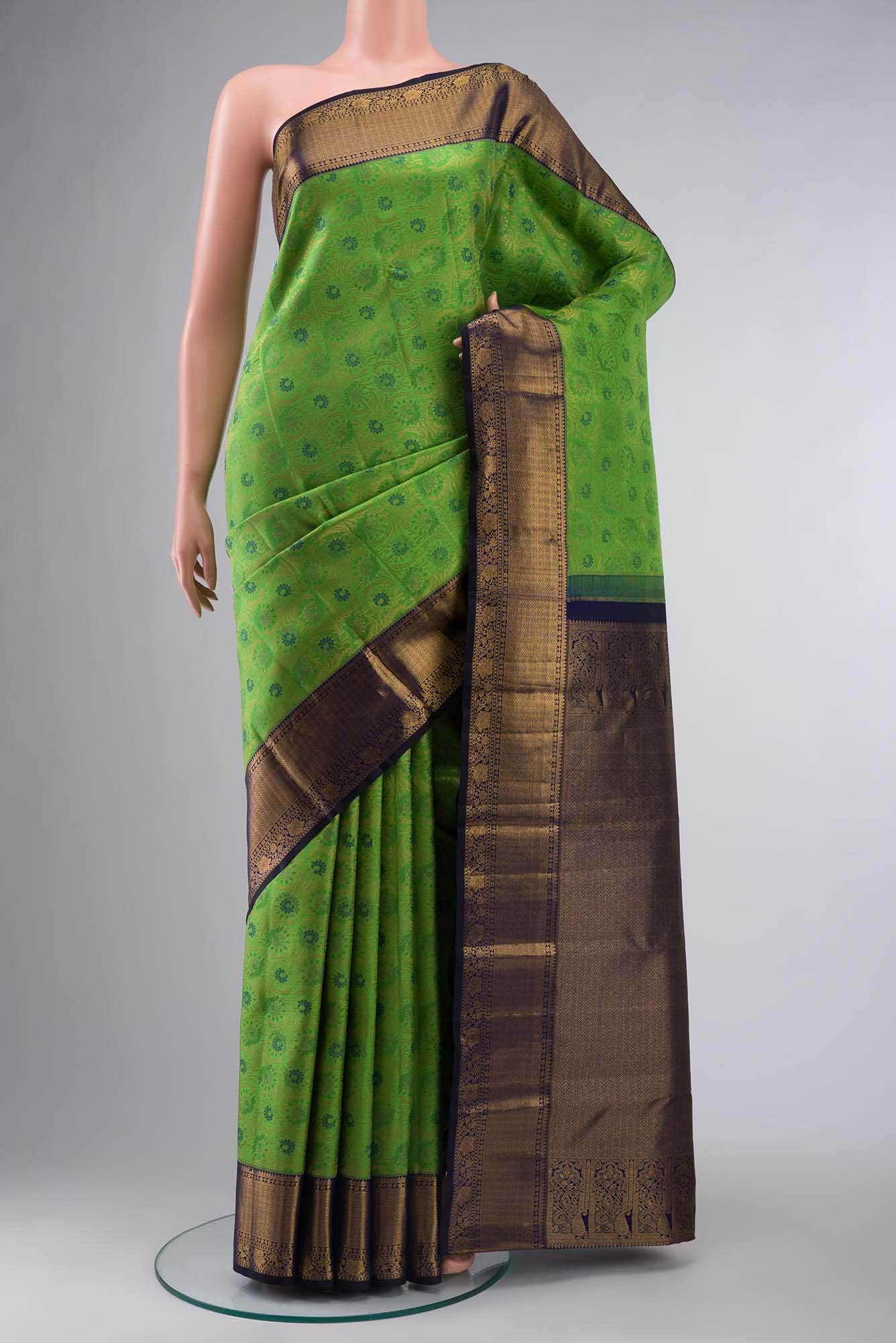 Green Kanchipuram Silk Saree