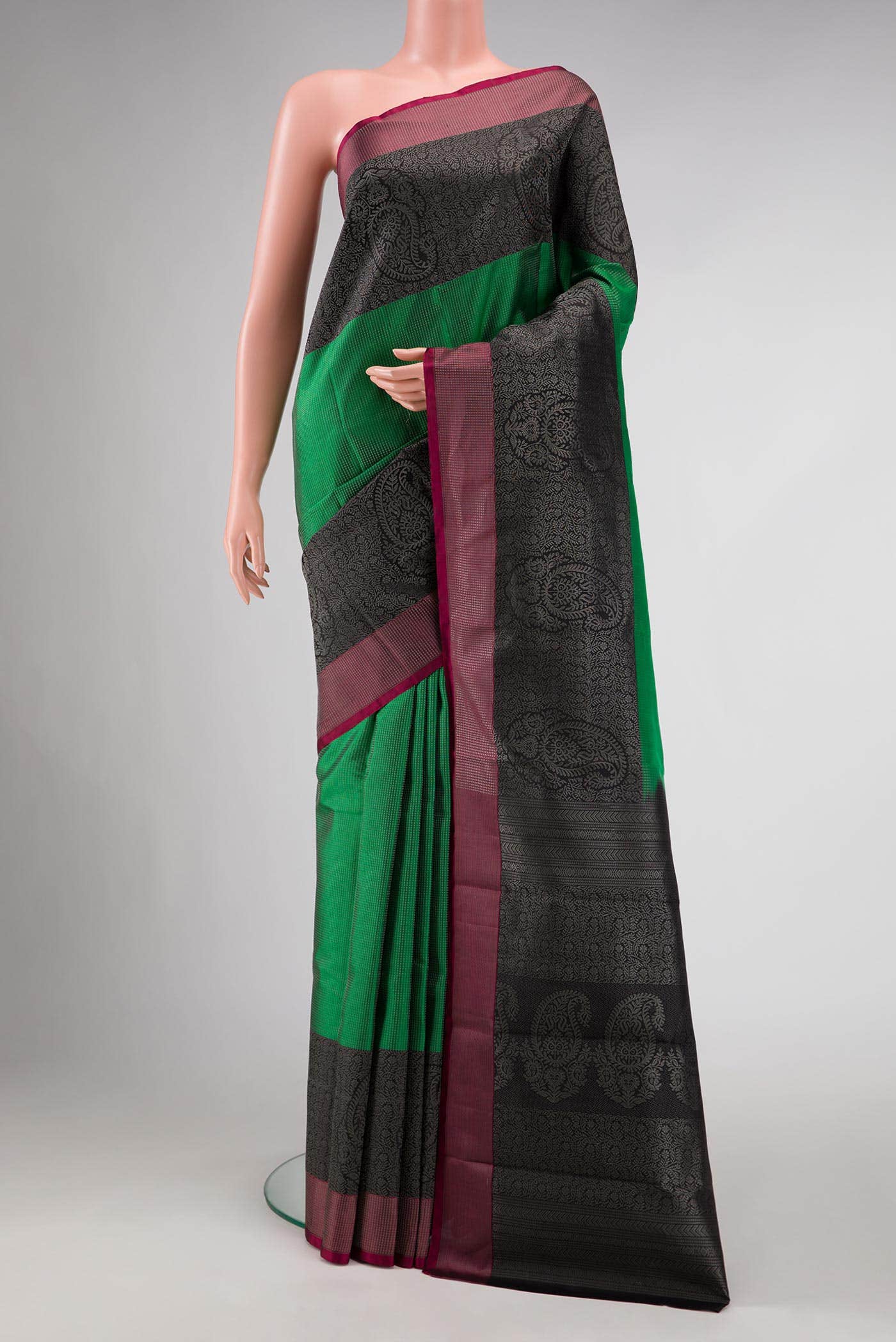Green Kanchipuram Silk Saree