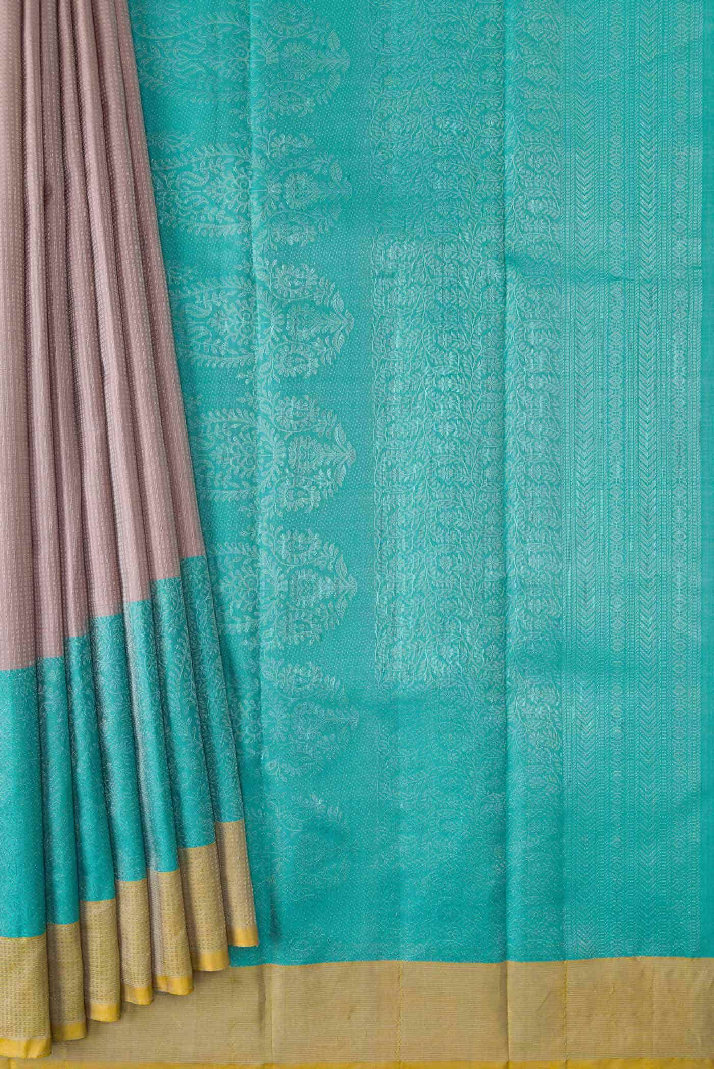 Lavender Kanchipuram Silk Saree