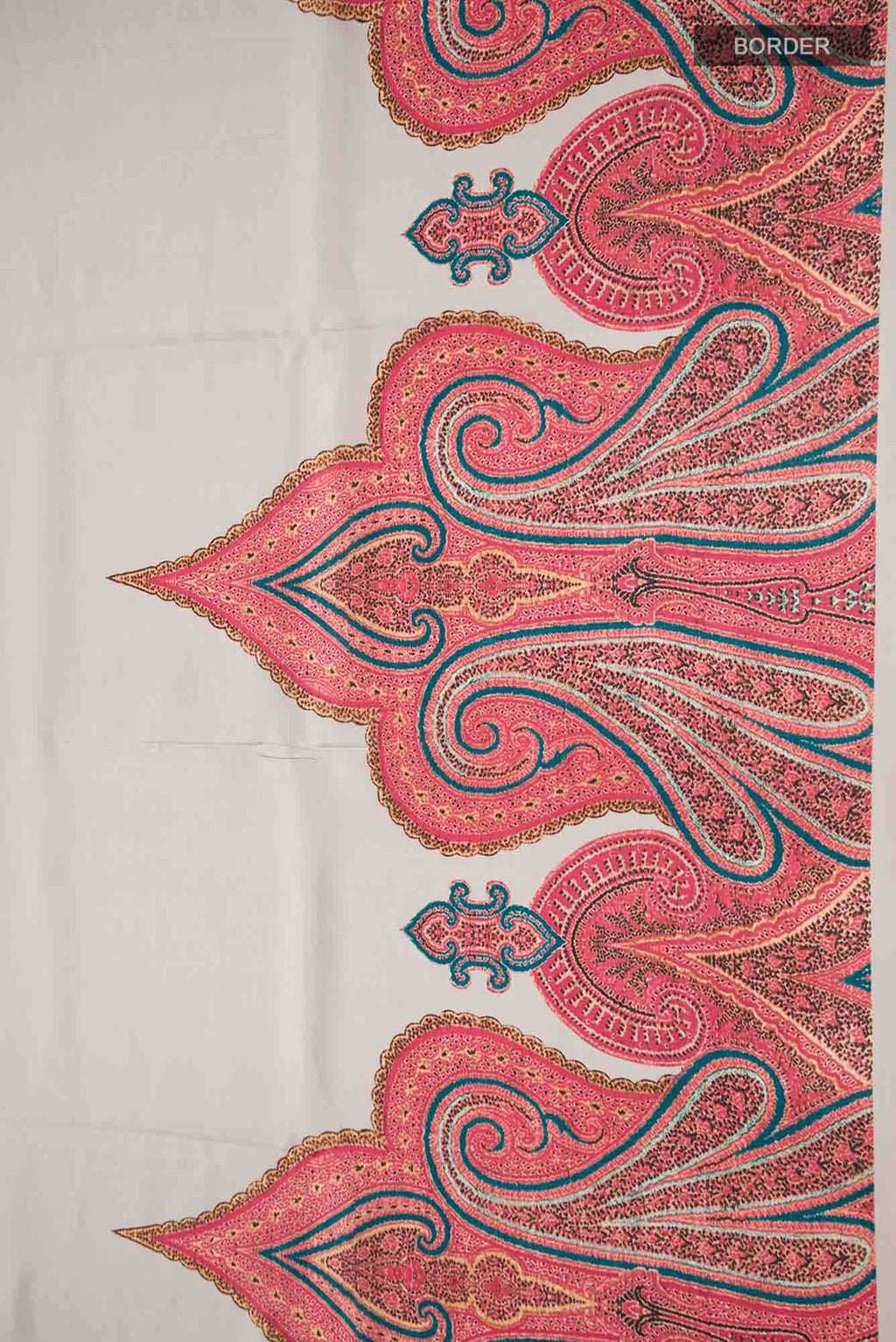 Grey Printed Silk Saree