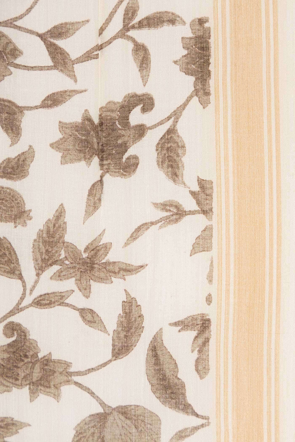 Off White Tussar Silk Saree