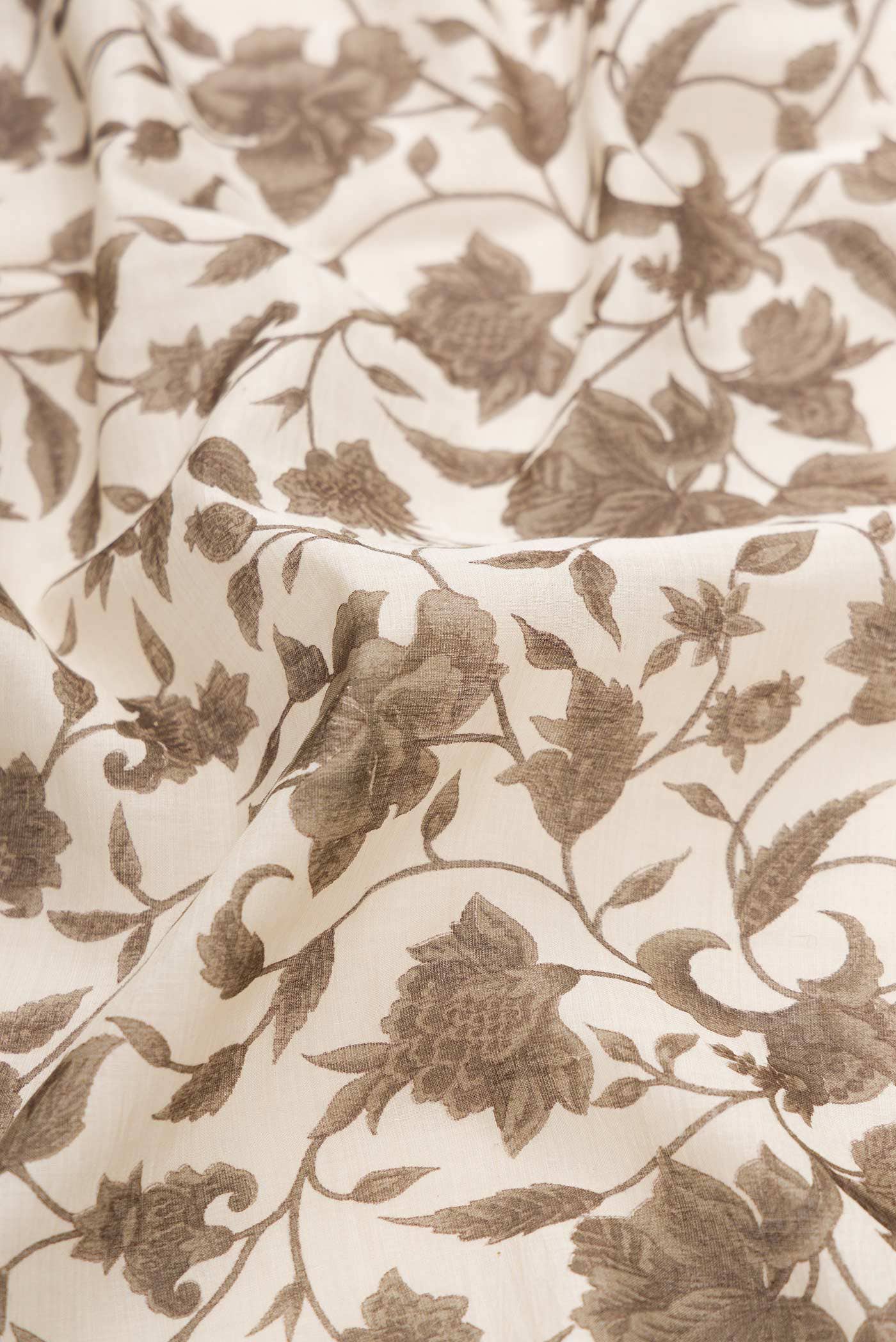 Off White Tussar Silk Saree