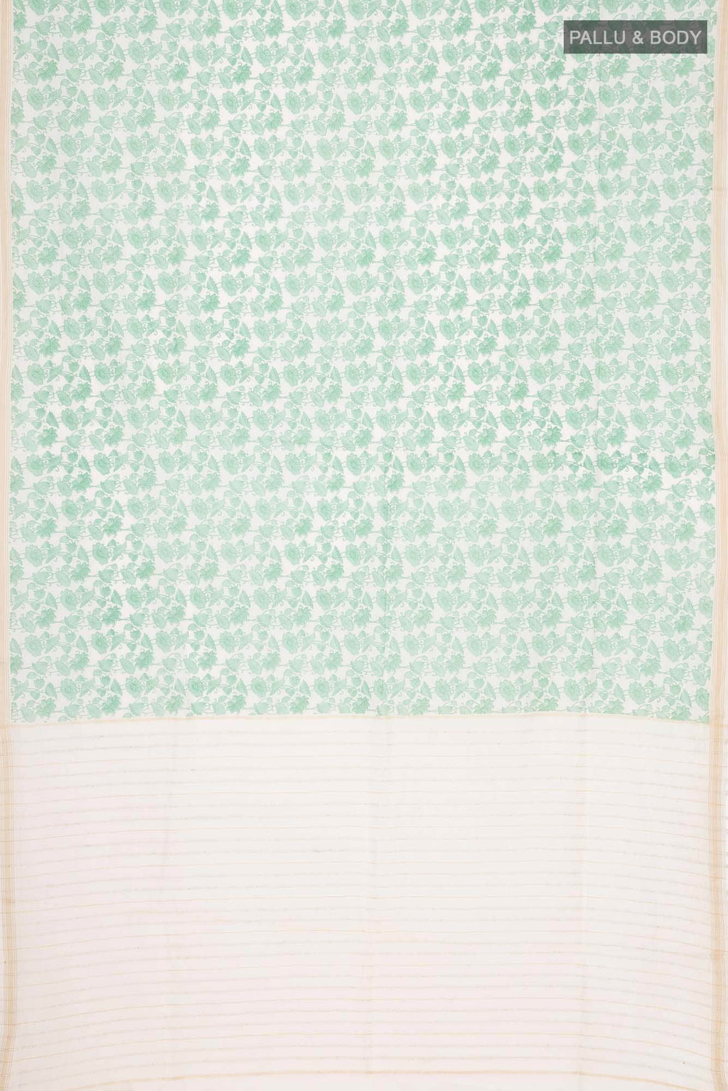 Off White Tussar Silk Saree