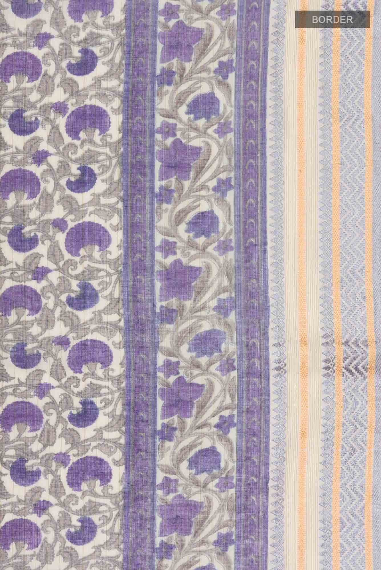 Multi Tussar Silk Saree