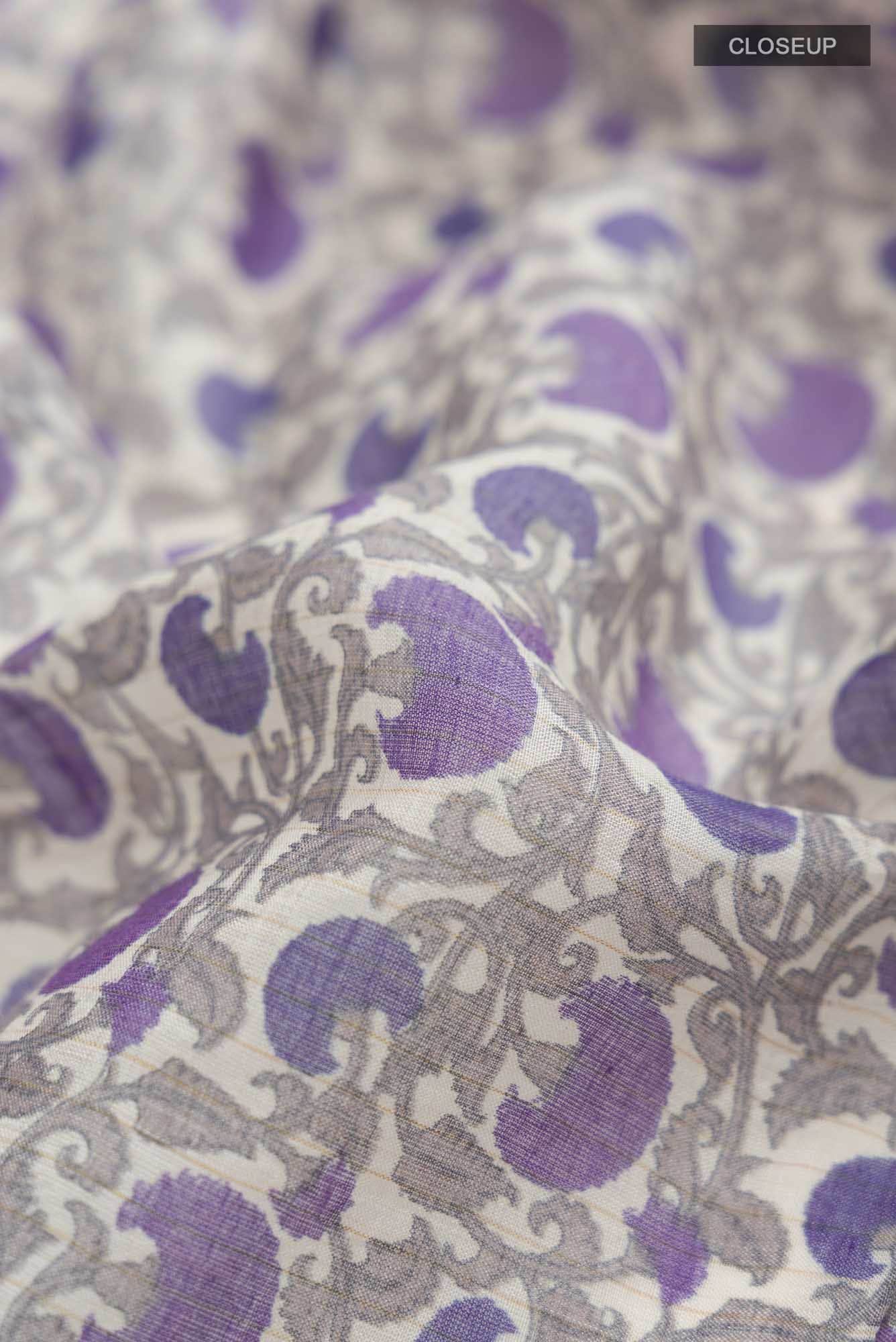 Multi Tussar Silk Saree