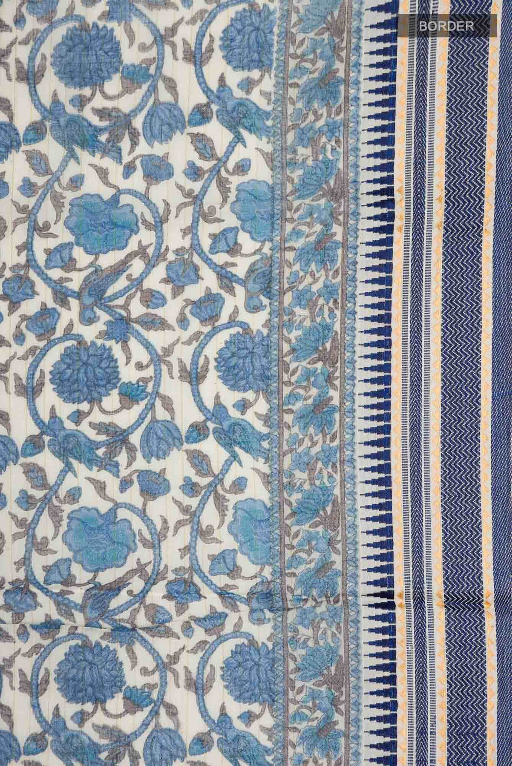 Multi Tussar Silk Saree