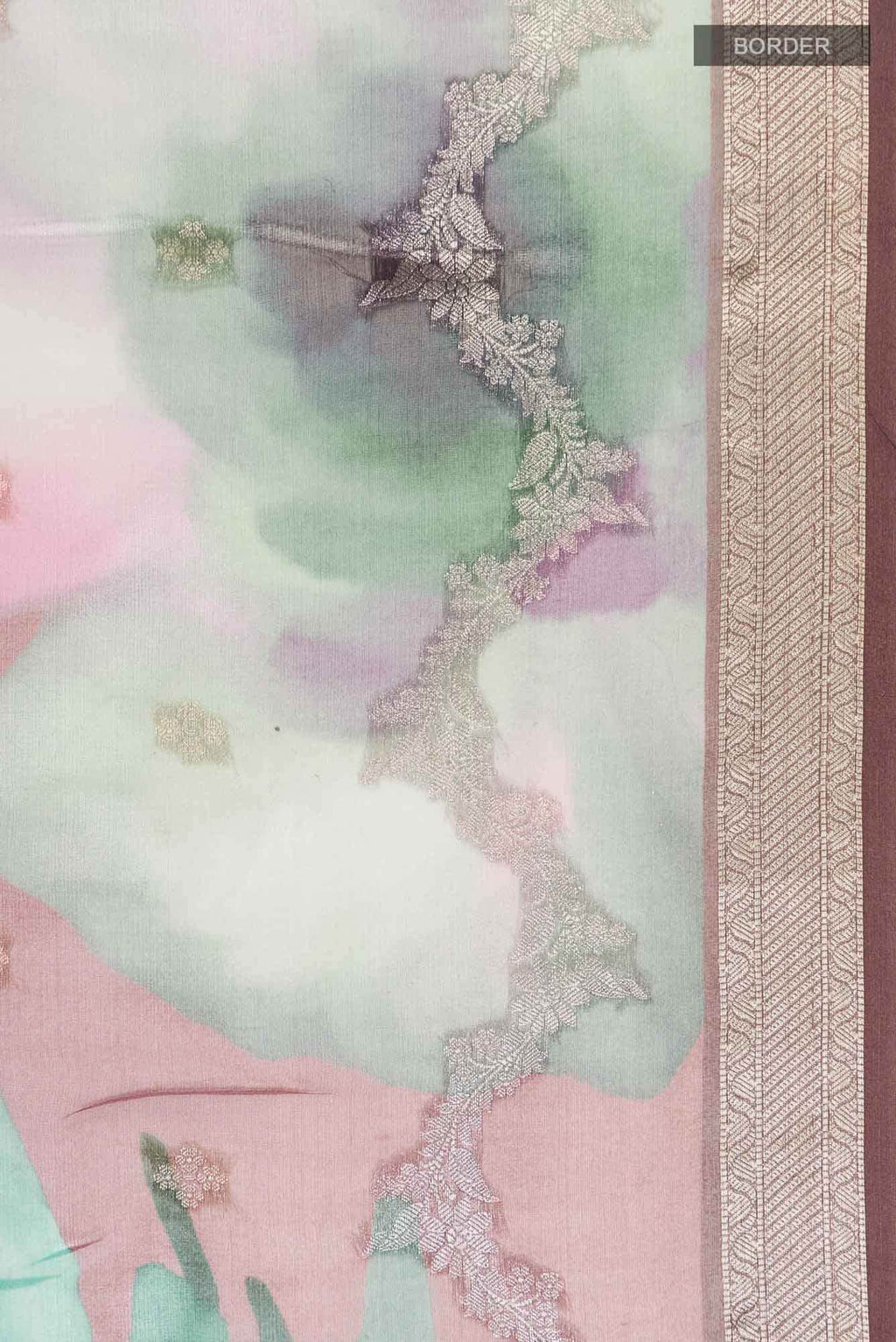 Multi Organza Silk Saree