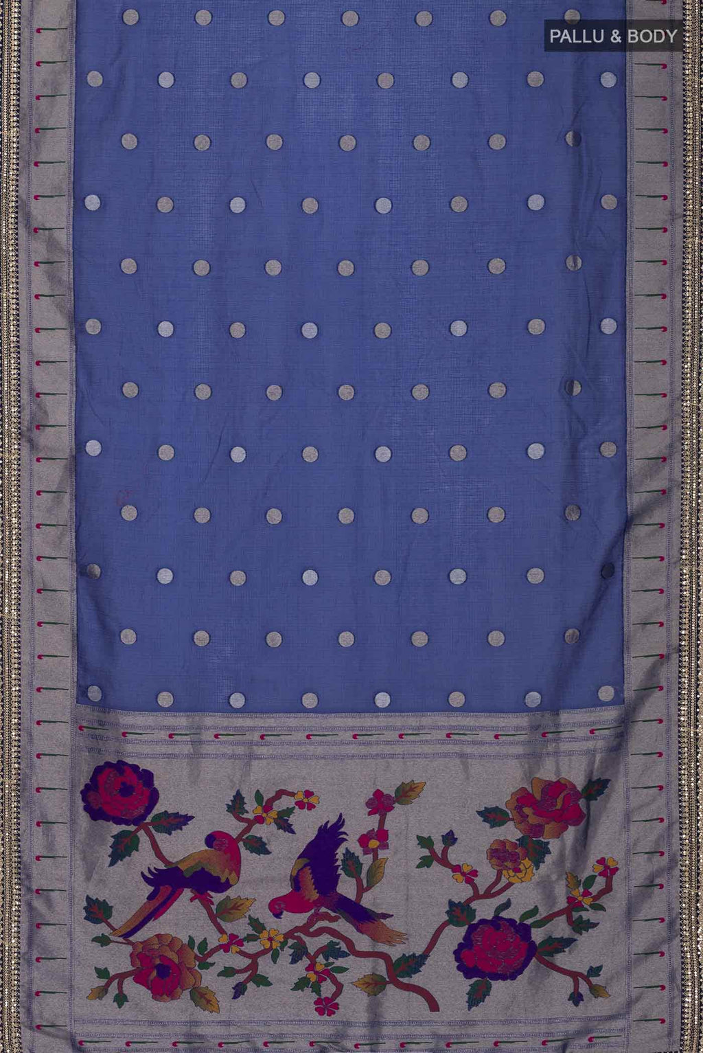 Blue Kota Silk Saree