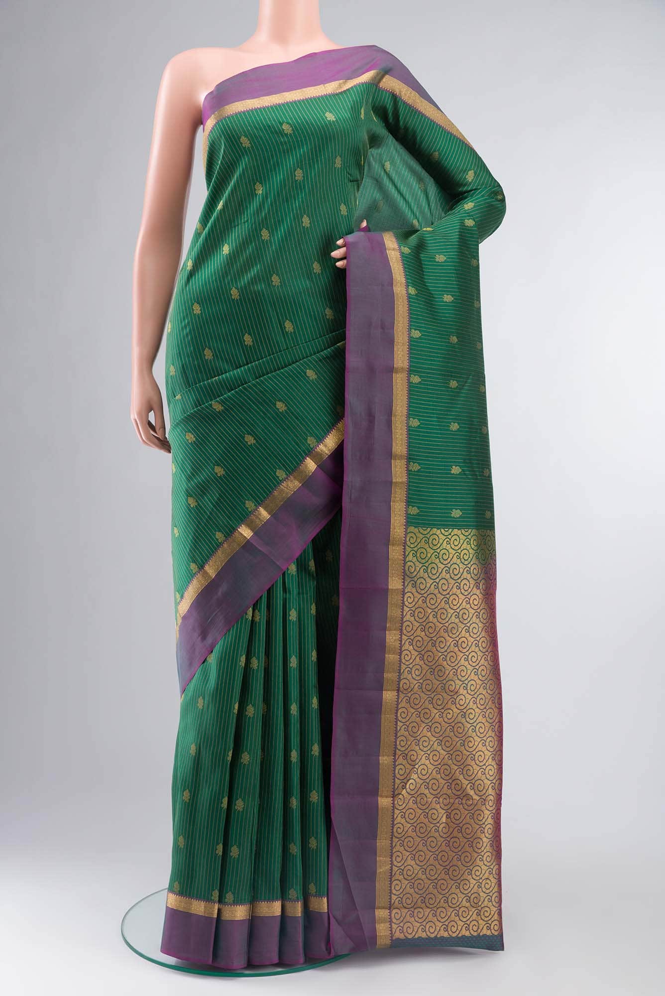 Green Kanchipuram Silk Saree
