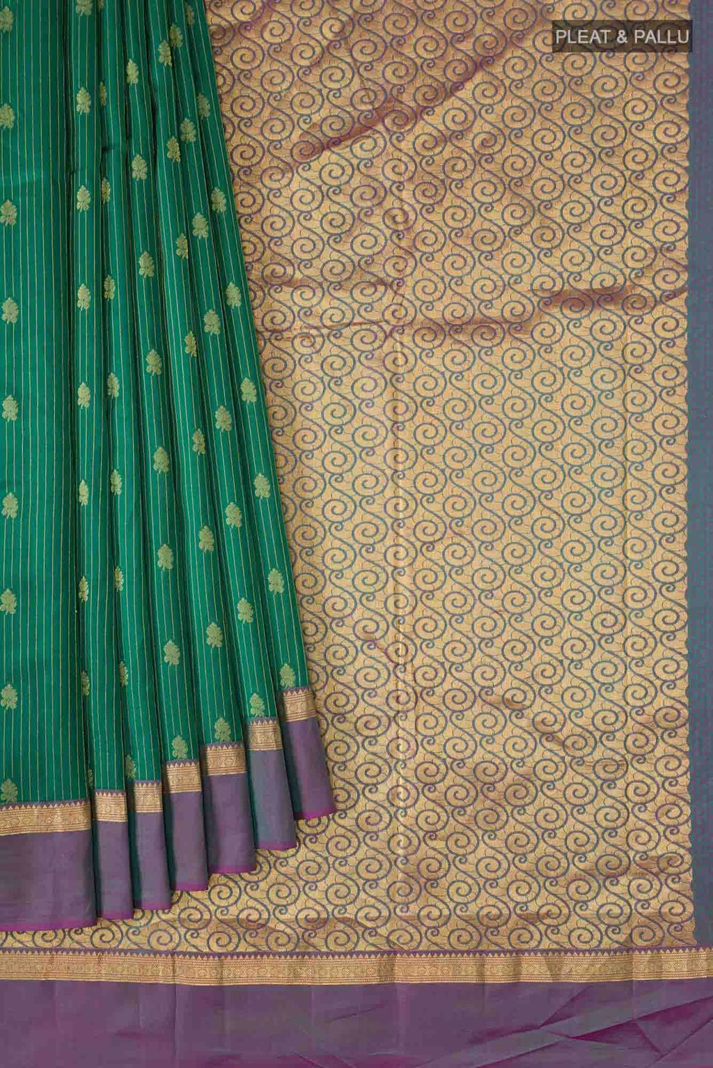 Green Kanchipuram Silk Saree