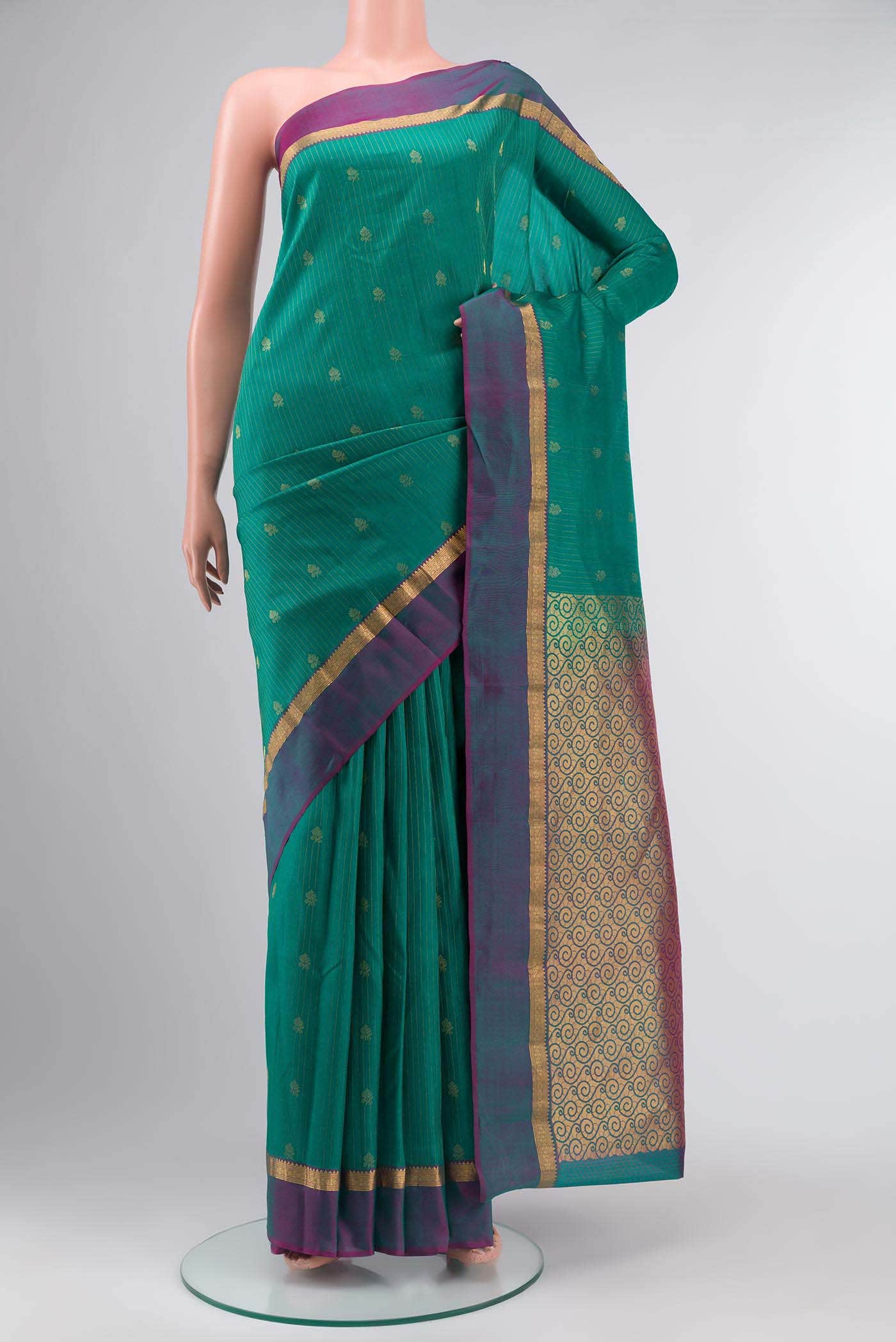 Green Kanchipuram Silk Saree