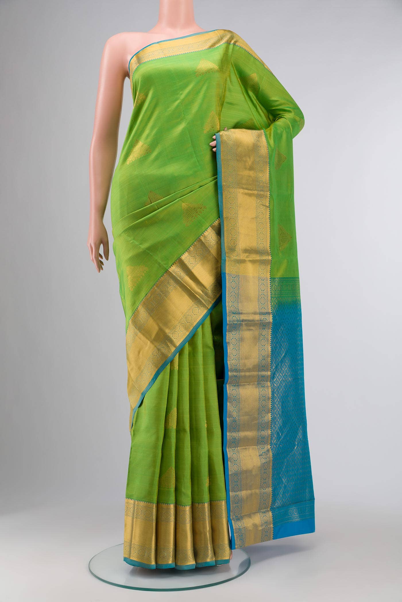 Green Kanchipuram Silk Saree