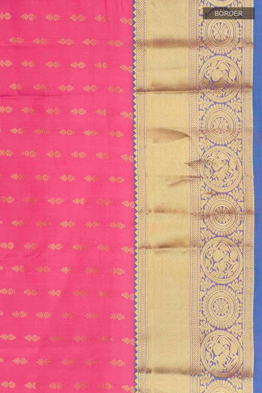 Pink Kanchipuram Silk Saree