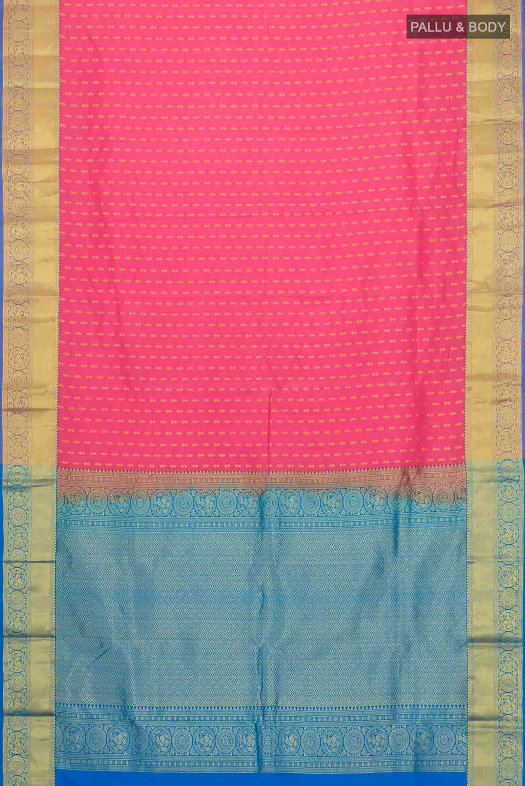 Pink Kanchipuram Silk Saree